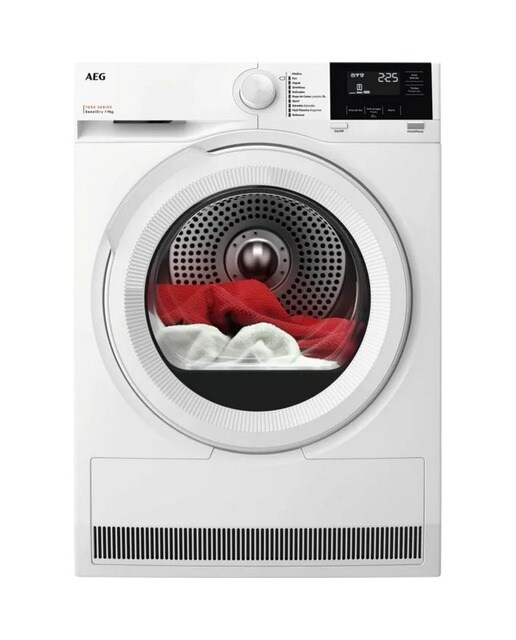 Máquina de Secar Roupa AEG Série 7000 TR719G2PB Bomba de Calor SensiDry® de 9 kg - Branco Branco-1