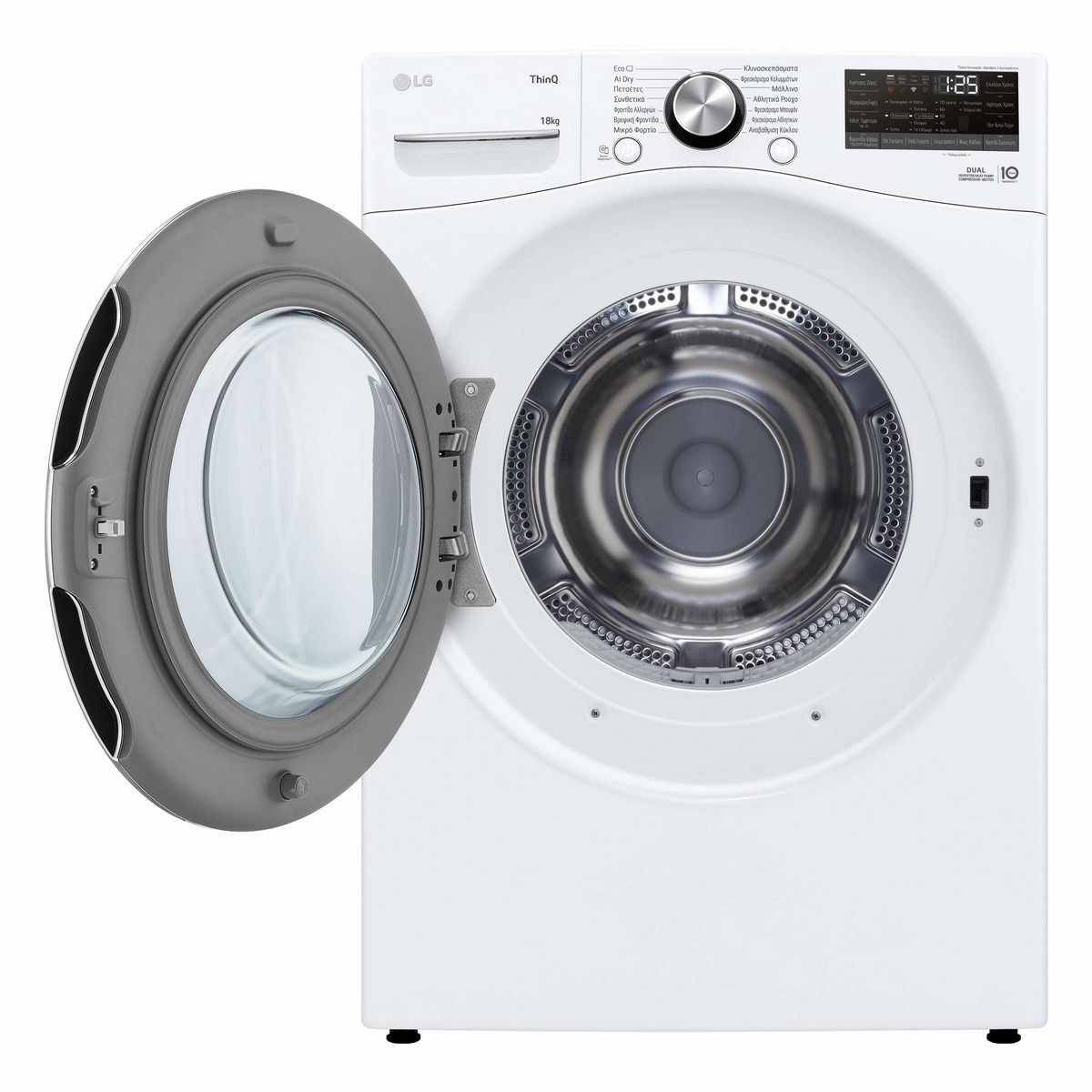 Máquina de Secar Roupa LG RH18U8AVCW Dual Inverter Heat Pump?, EcoHybrid? e de 18 Kg - Branco Branco-2