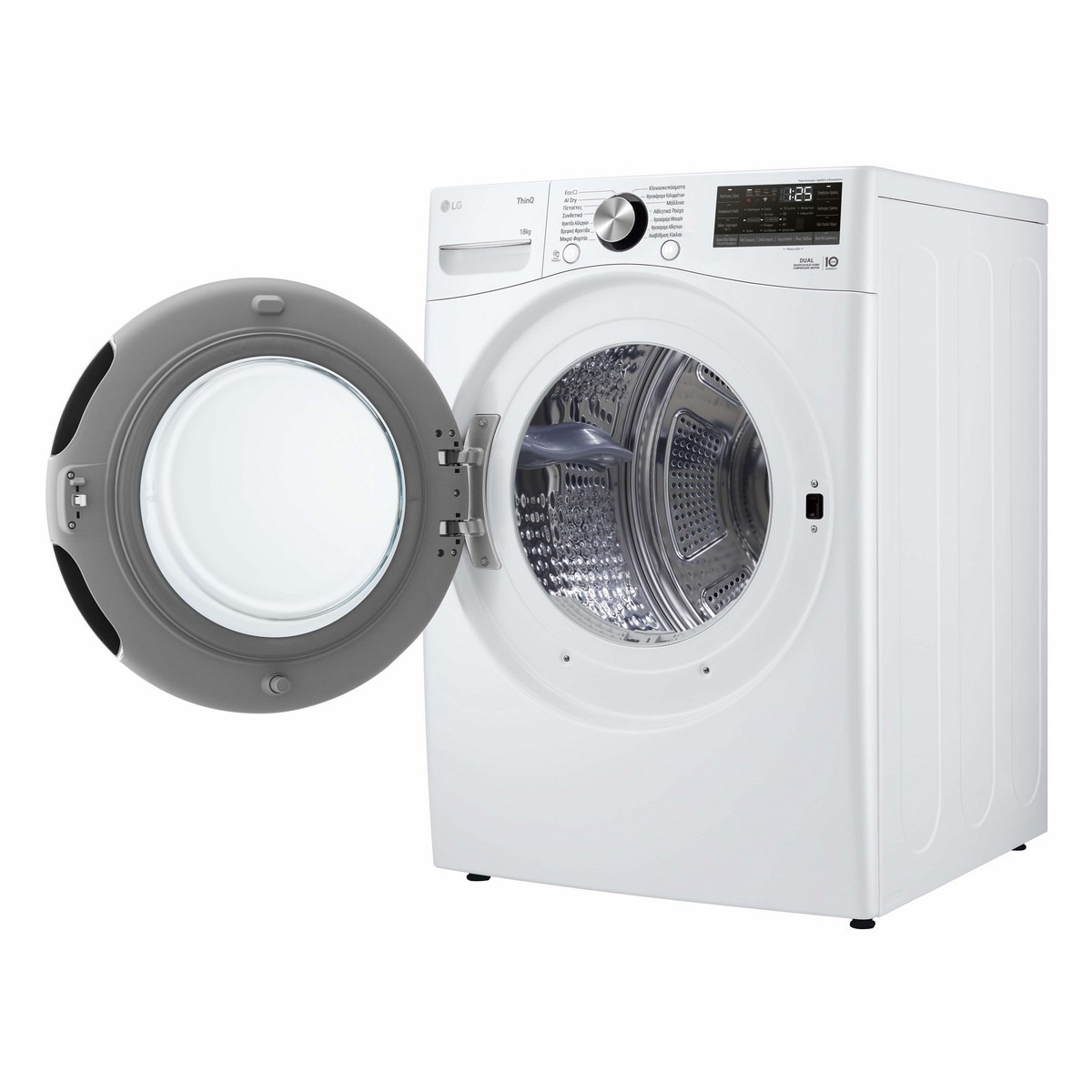 Máquina de Secar Roupa LG RH18U8AVCW Dual Inverter Heat Pump?, EcoHybrid? e de 18 Kg - Branco Branco-8