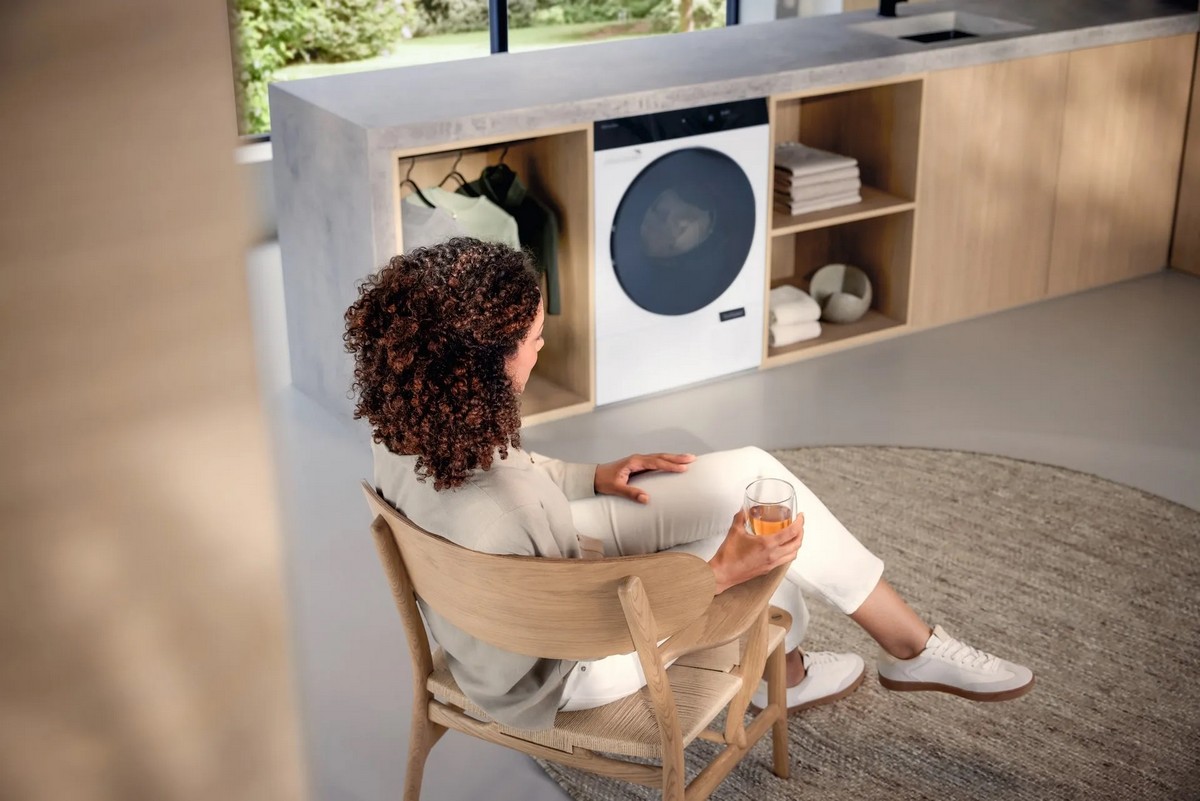 Máquina de Secar Roupa Miele TQ 1000 WP Nova Edition, M Touch Pro, QuickPowerDry, SteamCare, WoolDry, Bomba de Calor T2 e de 9 kg - Branco Branco lótus-4