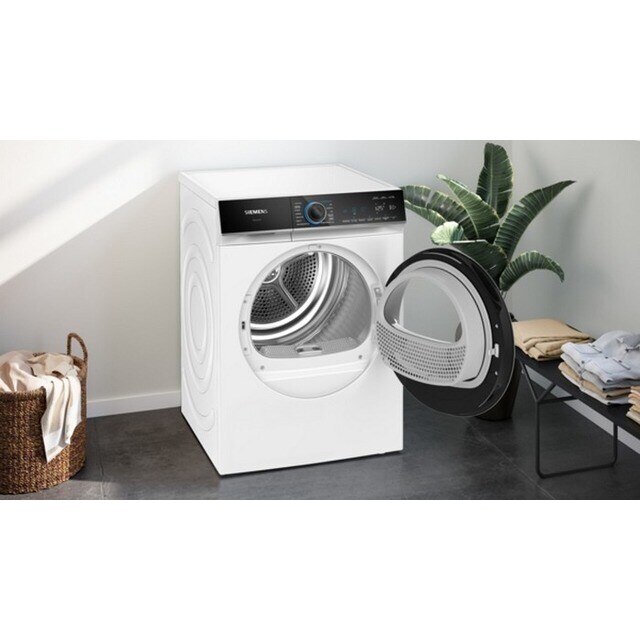 Máquina de Secar Roupa Siemens iQ700 WR47B2D0ES Bomba de Calor, 9 kg - Branco Branco-3