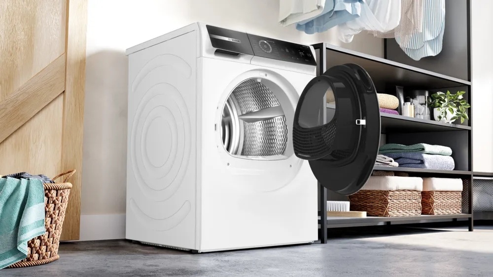 Máquina de Secar Roupa Bosch Serie 8 WRB247D0ES Bomba de Calor de 9 kg - Branco Branco-3
