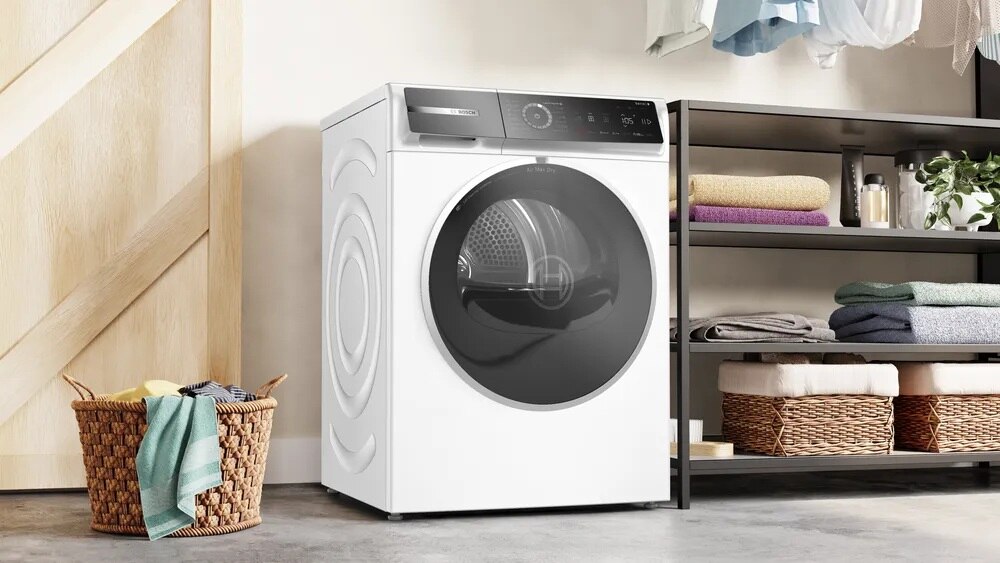Máquina de Secar Roupa Bosch Serie 8 WRB247D0ES Bomba de Calor de 9 kg - Branco Branco-4