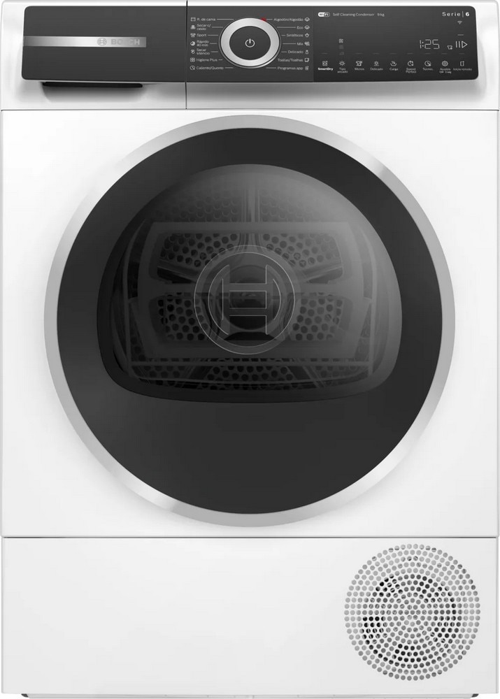 Imagem 0 de Máquina de Secar Roupa Bosch Serie 6 WQH246B0ES Bomba de Calor de 9 kg - Branco