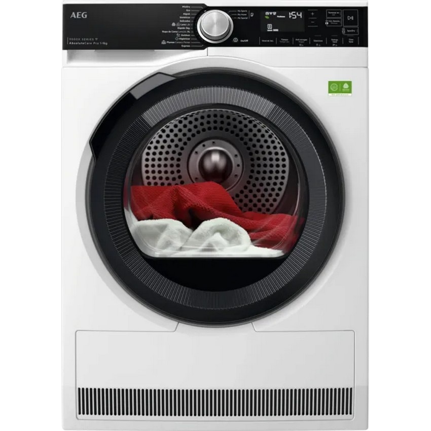 Imagem 0 de Máquina de Secar Roupa AEG TR959V6PBC, Serie 9000X AbsoluteCare®, Bomba de Calor, de 9 Kg - Branco