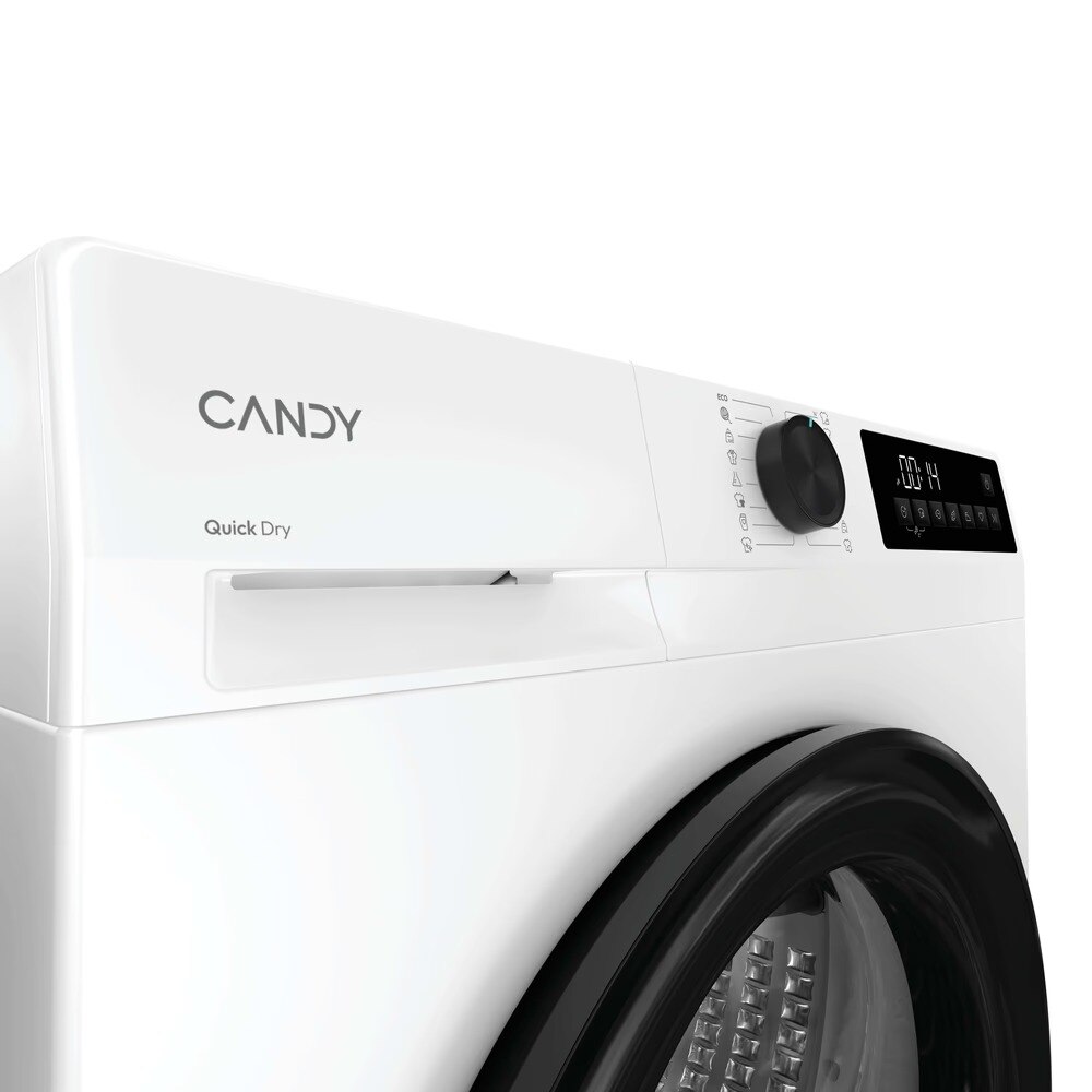 Máquina de Secar Roupa Candy GD 10N2B-S Pronto para Secar de 10 Kg - Branco Branco-4