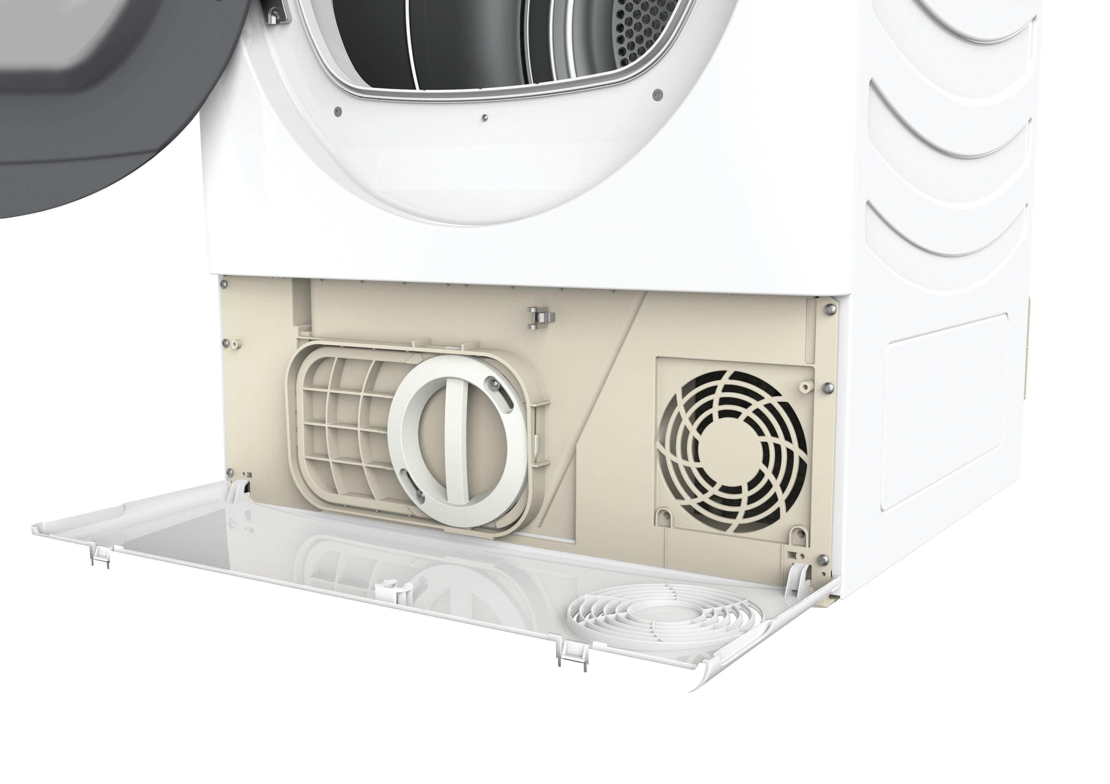Máquina de Secar Roupa Hoover H-DRY 500 NDEH11N2TBEXS-S Bomba de Calor, WIFI+Bluetooh de 11 Kg - Branco Branco-4