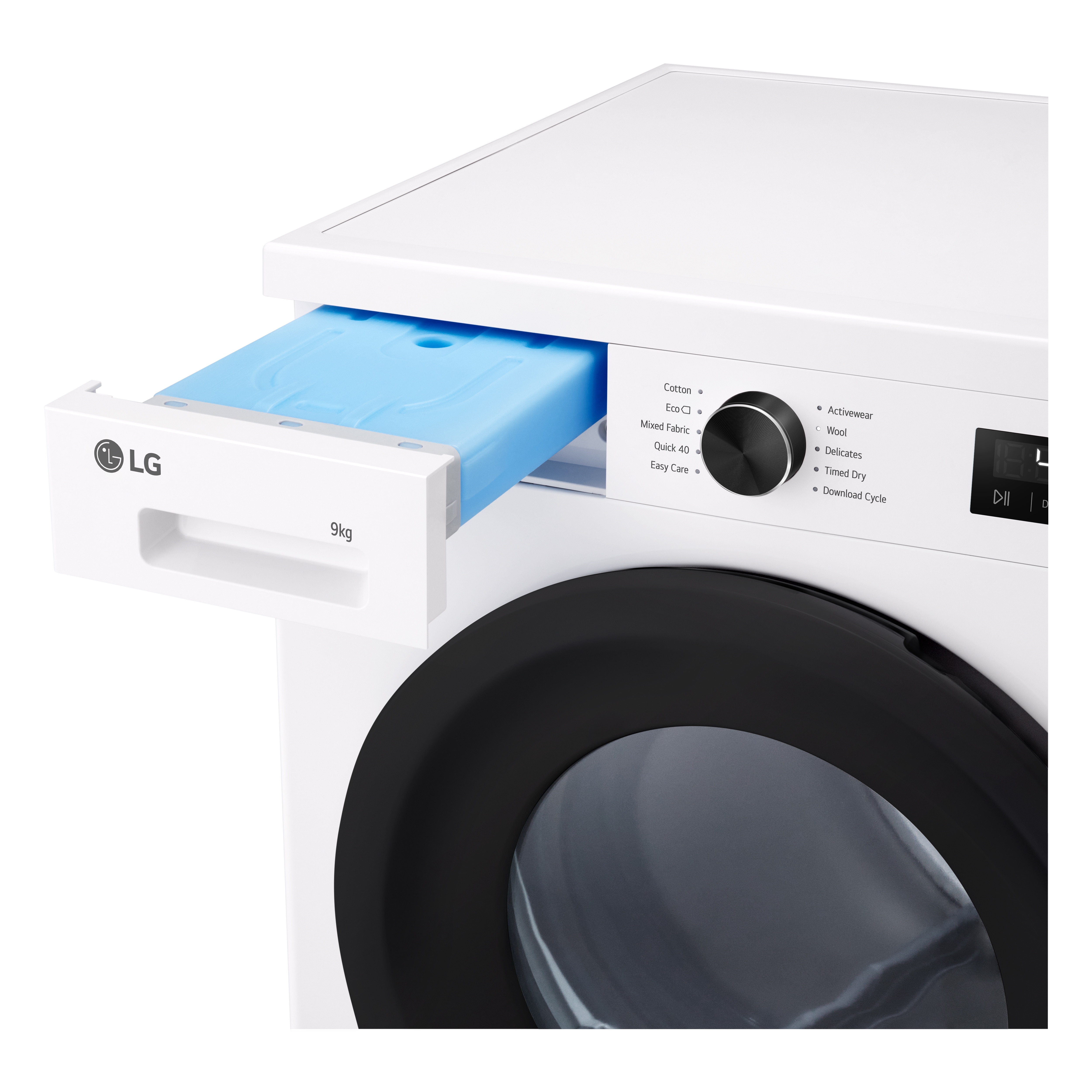 Máquina de Secar Roupa LG RHX1009NWK Carga Frontal, Bomba de Calor, Motor Inverter, e de 9Kg - Branco Branco-5