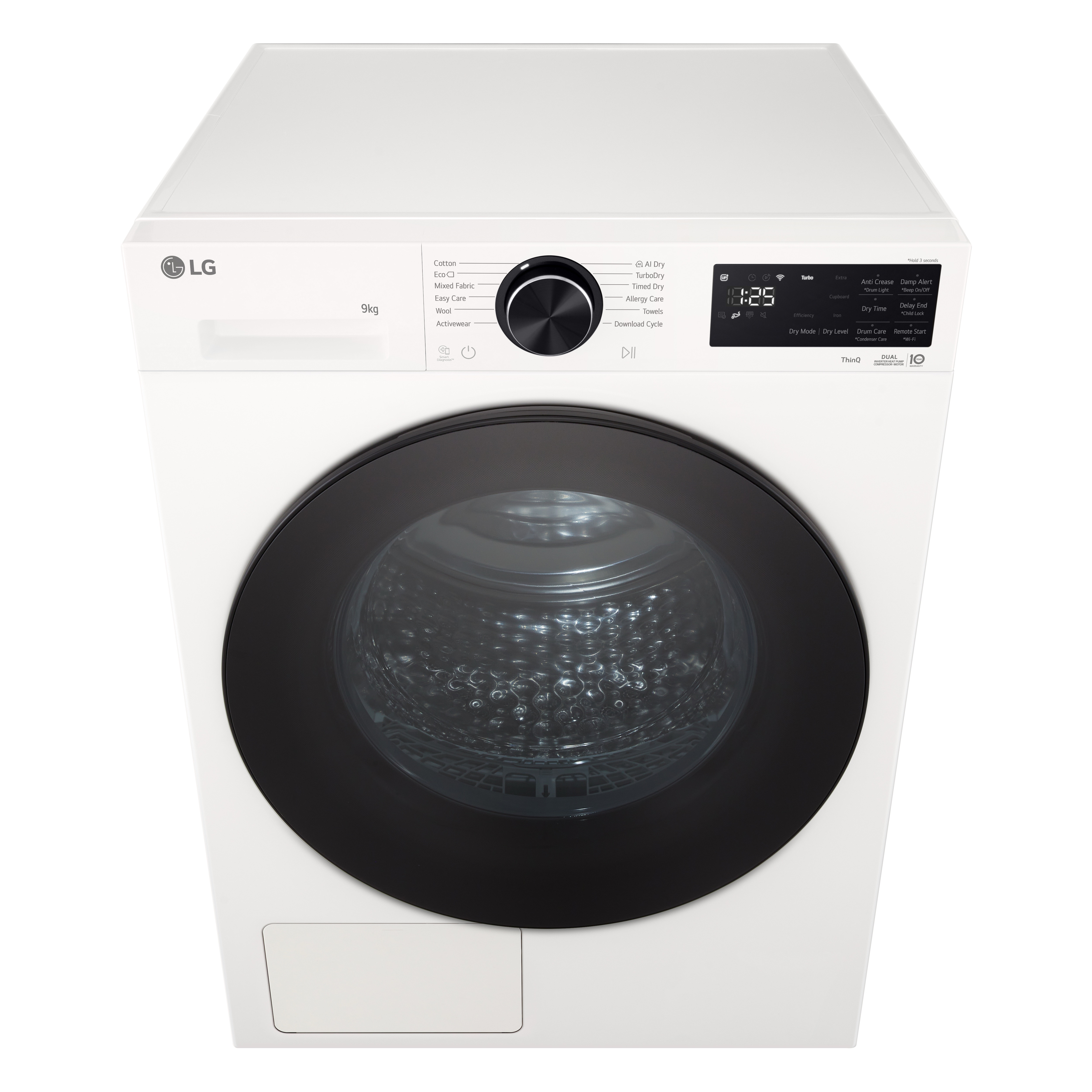 Máquina de Secar Roupa LG RHX5009TWB Carga Frontal, Bomba de Calor, Bomba de Calor Dual Inverter Heat Pump, e de 9Kg - Branco Branco-3