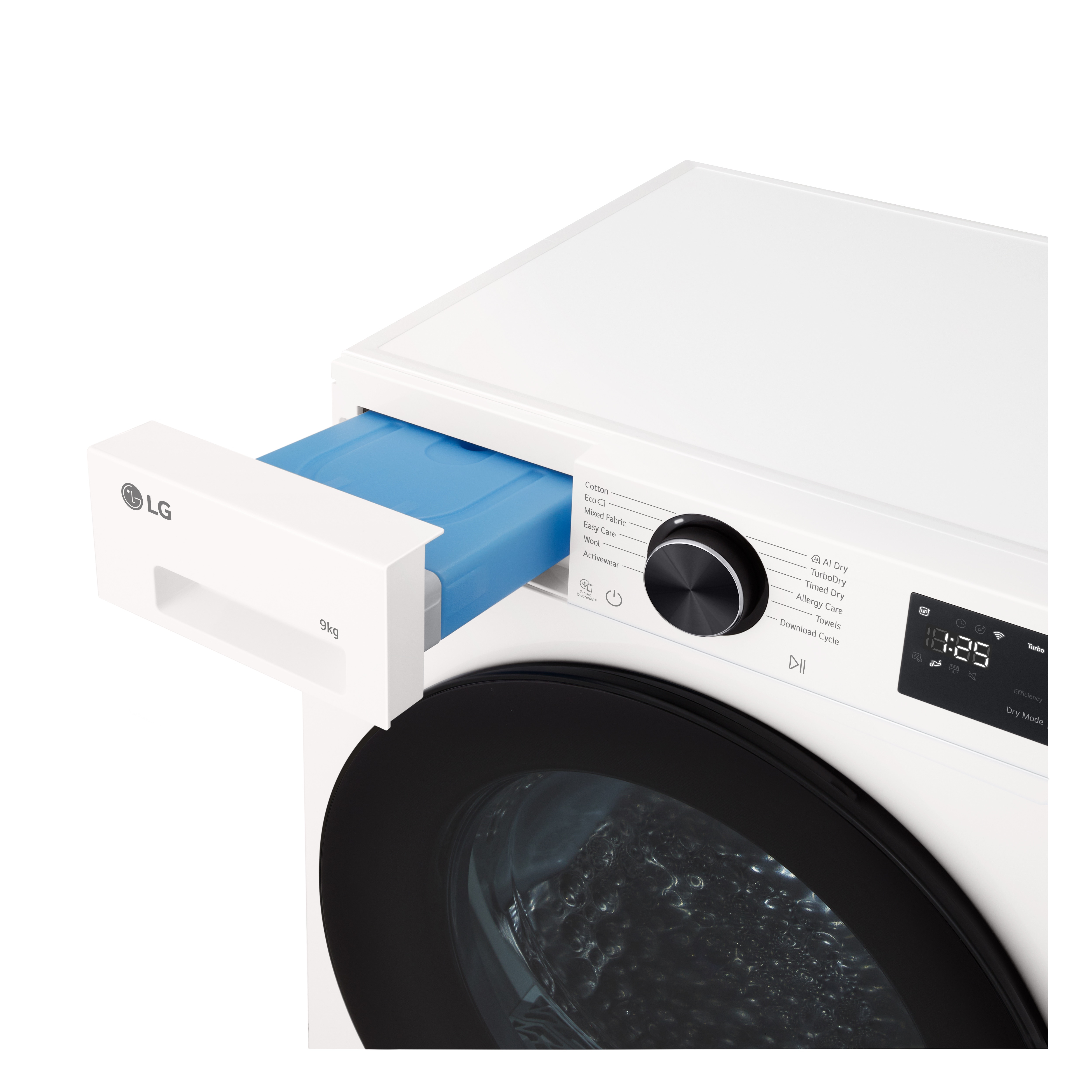 Máquina de Secar Roupa LG RHX5009TWB Carga Frontal, Bomba de Calor, Bomba de Calor Dual Inverter Heat Pump, e de 9Kg - Branco Branco-5