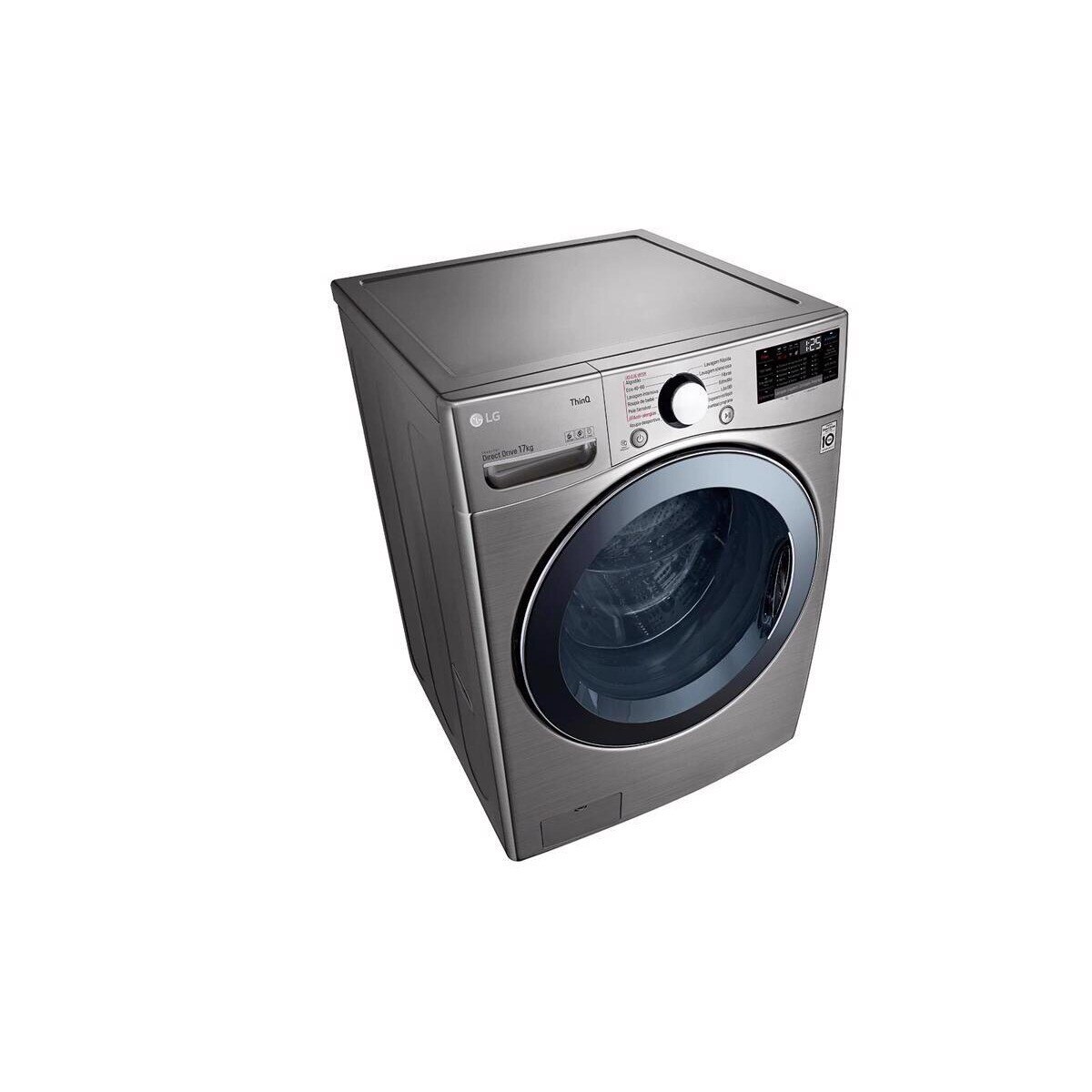 Recondicionado - Grade A - Máquina de Lavar Roupa LG F1P1CY2T Inverter Direct Drive?, Steam?, TurboWash? Carga Frontal de 17 kg e 1100 rpm - Inox Inox-4