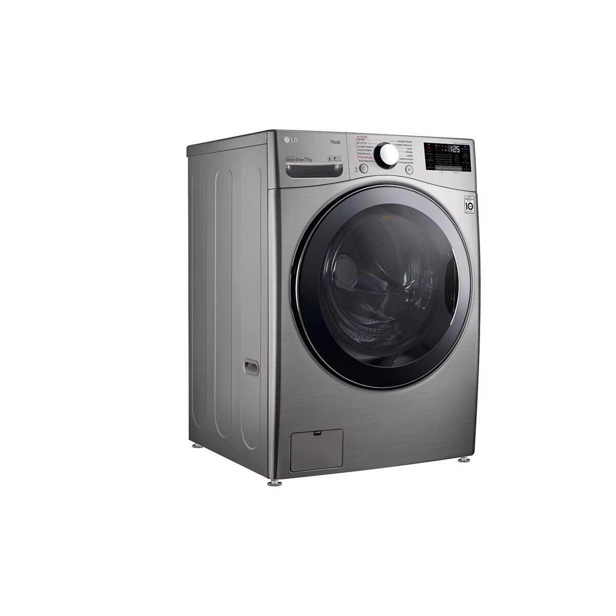 Recondicionado - Grade A - Máquina de Lavar Roupa LG F1P1CY2T Inverter Direct Drive?, Steam?, TurboWash? Carga Frontal de 17 kg e 1100 rpm - Inox Inox-5