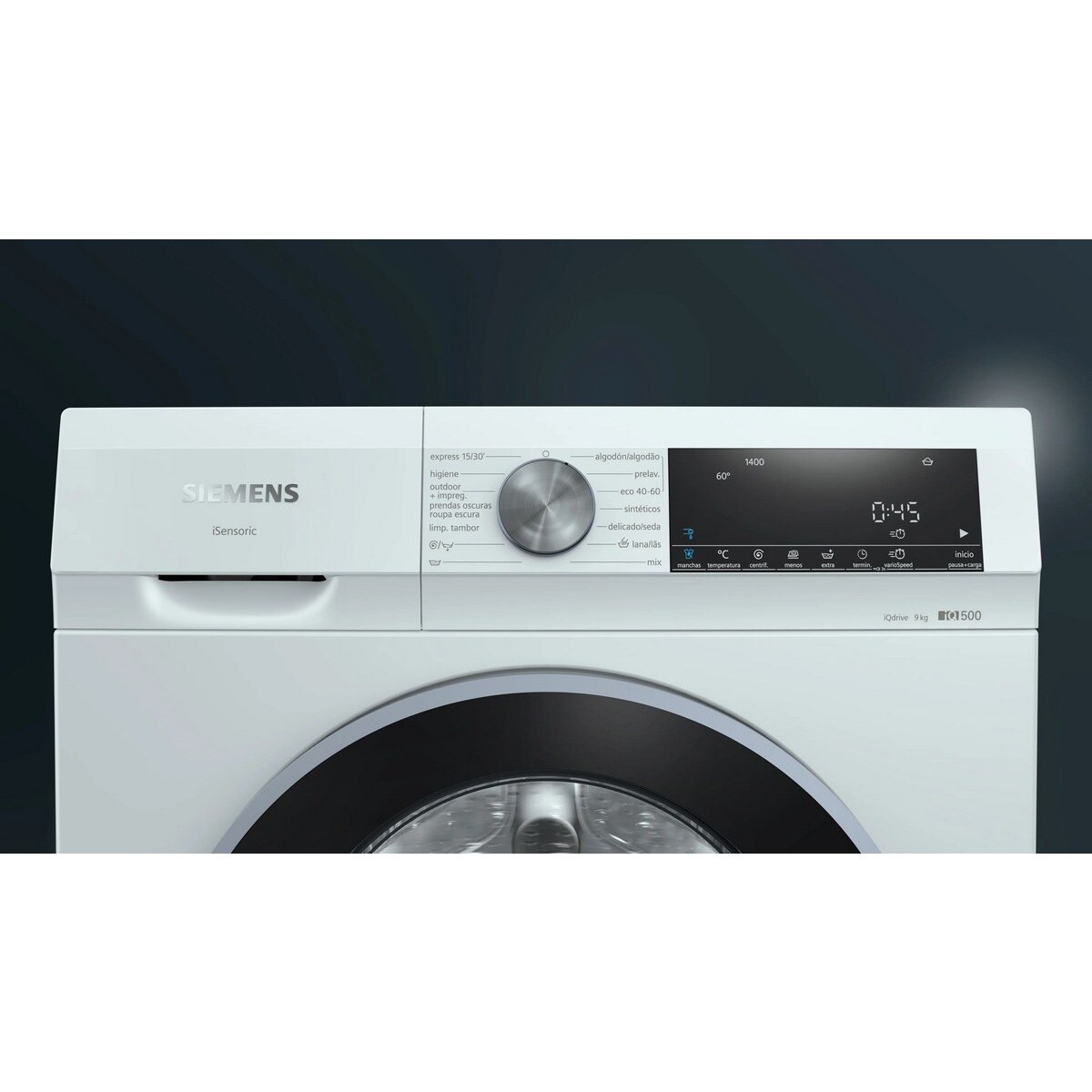 Recondicionado - Grade B - Máquina de Lavar Roupa Siemens iQ500 WG44G101EP Carga Frontal iQDrive de 9 kg e 1400 rpm - Branco Branco-3