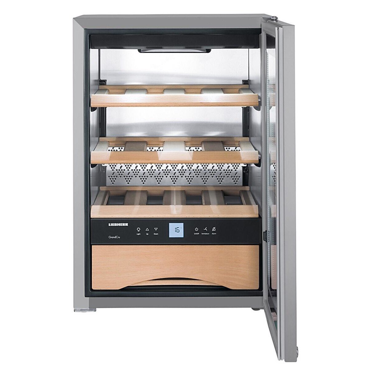 Recondicionado - Grade A - Garrafeira Liebherr WKES653 GrandCru com Capacidade para 12 Garrafas Standard - Aço Inoxidável Aço inoxidável-3