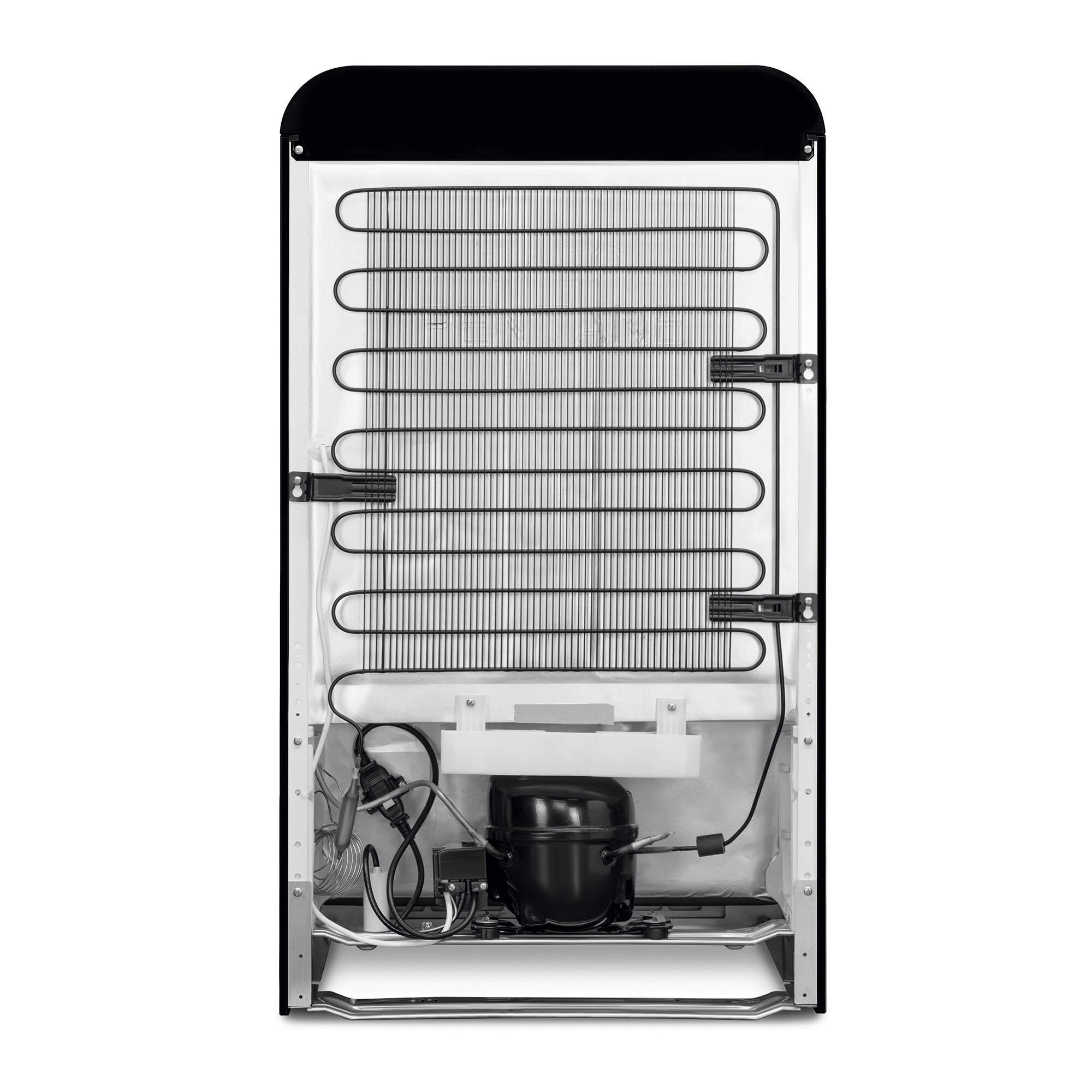 Recondicionado - Grade B - Frigorífico de 1 Porta Smeg Anni 50 FAB10RBL5 Estático com Dobradiças à Direita e de 97 cm - Preto Polido Preto-3