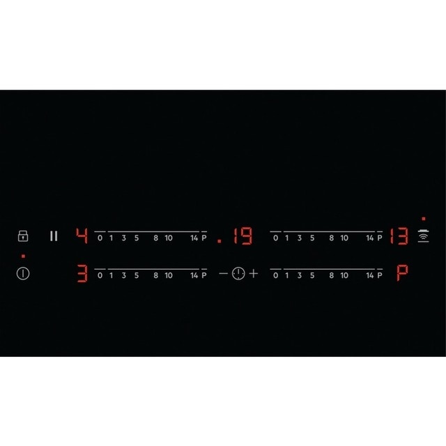 Recondicionado - Grade B - Placa de Indução AEG MaxiSense® IKB64431FB Hob2Hood com 4 Zonas e de 60 cm - Preto Preto-2