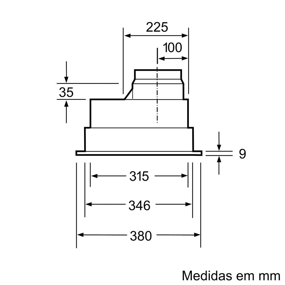 Recondicionado - Grade A - Exaustor Encastrável Siemens iQ300 LB55565 com 4 Velocidades e de 53 cm - Metálico Prateado 3