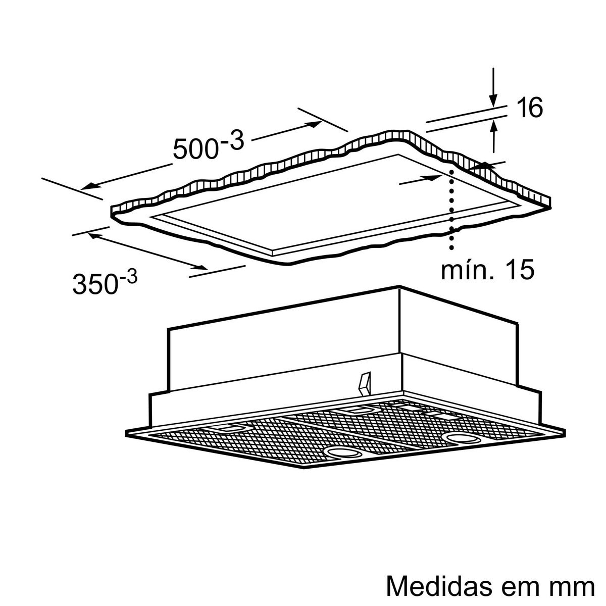 Recondicionado - Grade A - Exaustor Encastrável Siemens iQ300 LB55565 com 4 Velocidades e de 53 cm - Metálico Prateado 5