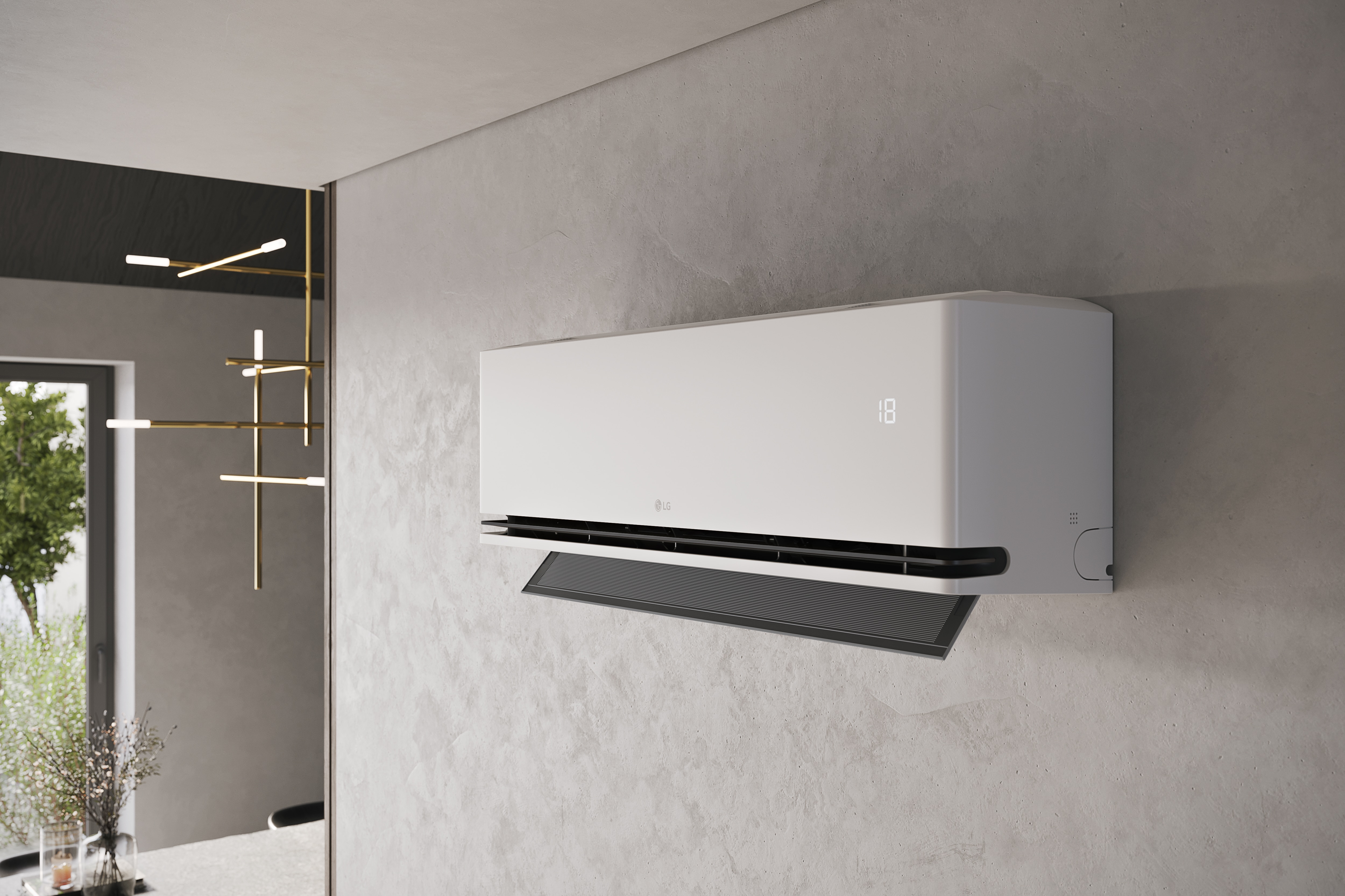 Ar Condicionado LG H18S1DA.NS1 DualColl AI Air Deluxe Unidade Interior A++/ A+, 18 btu's 15