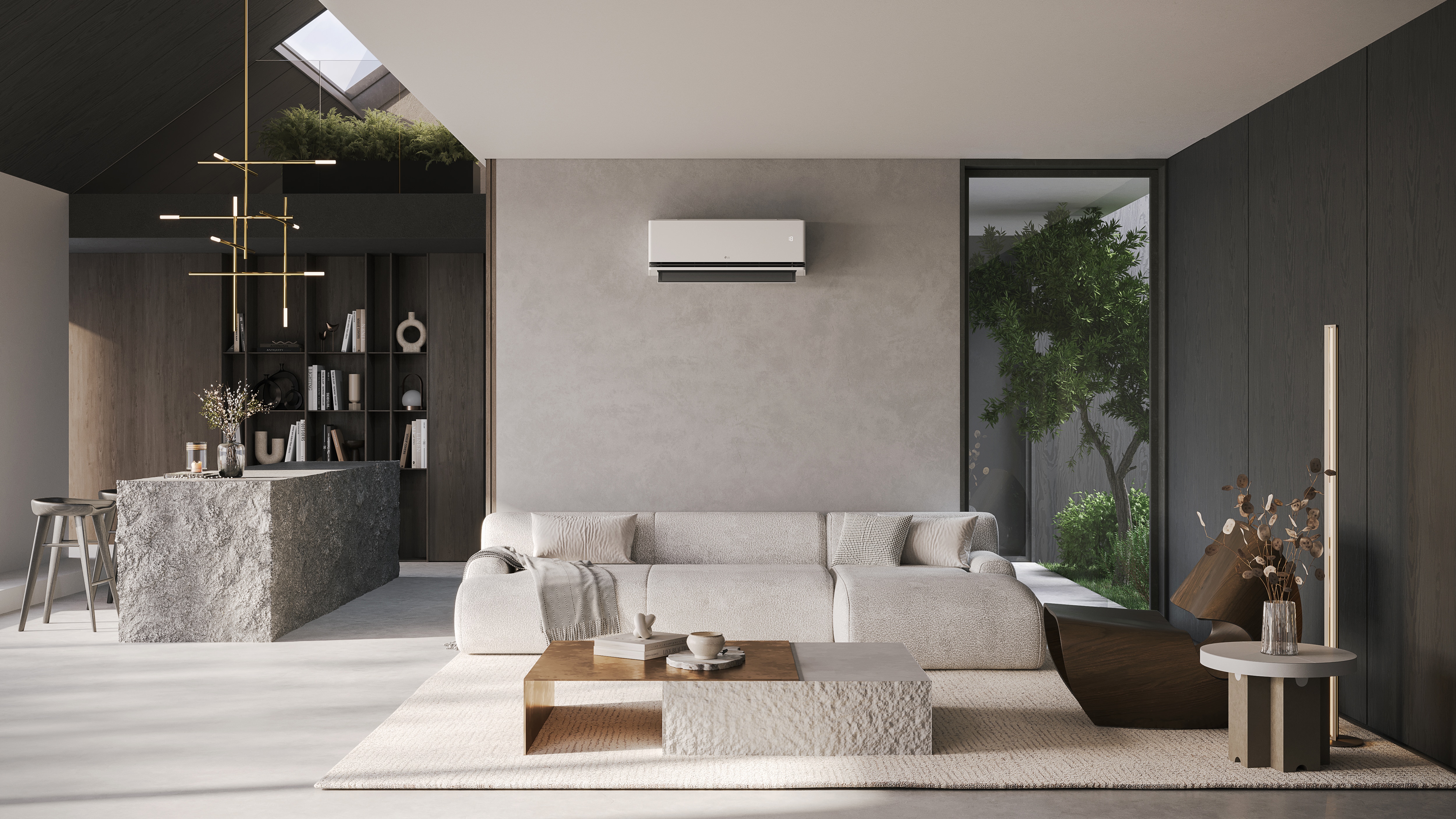 Ar Condicionado LG H24S1DA.NS1 DualColl AI Air Deluxe Unidade Interior A++/ A+, 24 btu's 19