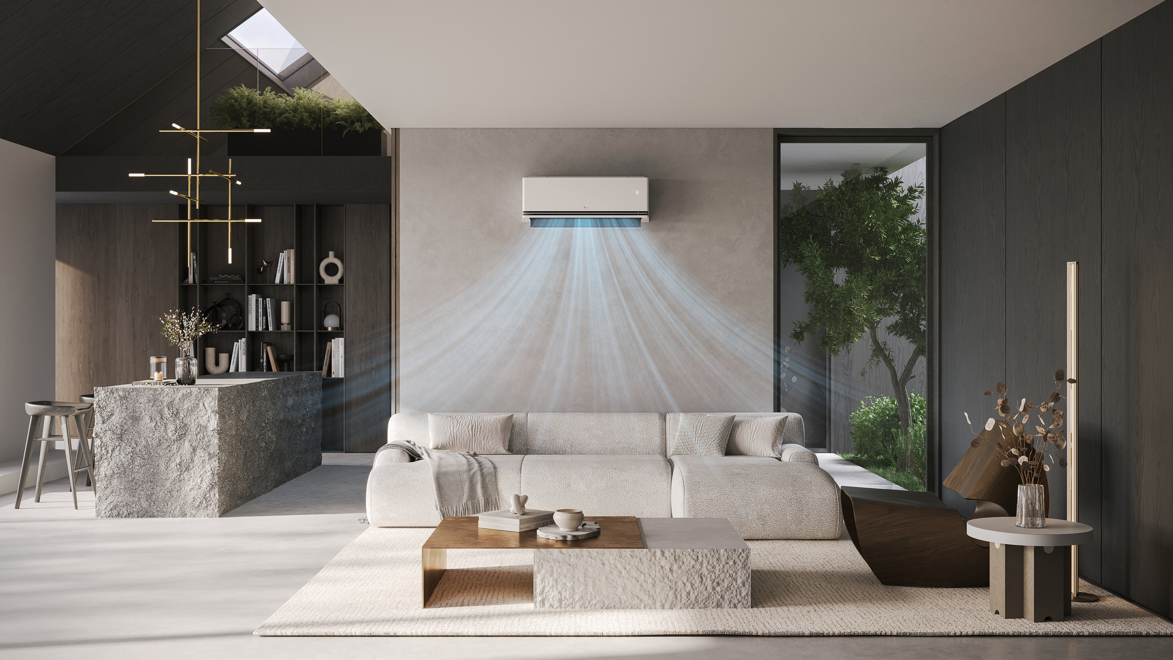 Ar Condicionado LG H12S1PA.NS1 Deluxe DualCool AI Air Premium Unidade Interior A+++/A+++, 12 btu's 16