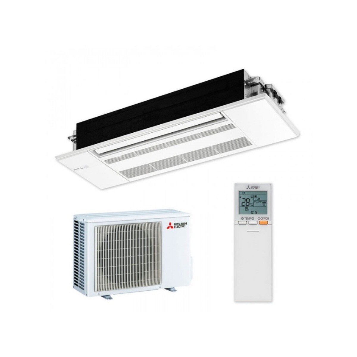 Ar Condicionado Mitsubishi Unidade Exterior SUZ-M35VA e Unidade Interior MLZ-KP35VF - Branco Branco-3
