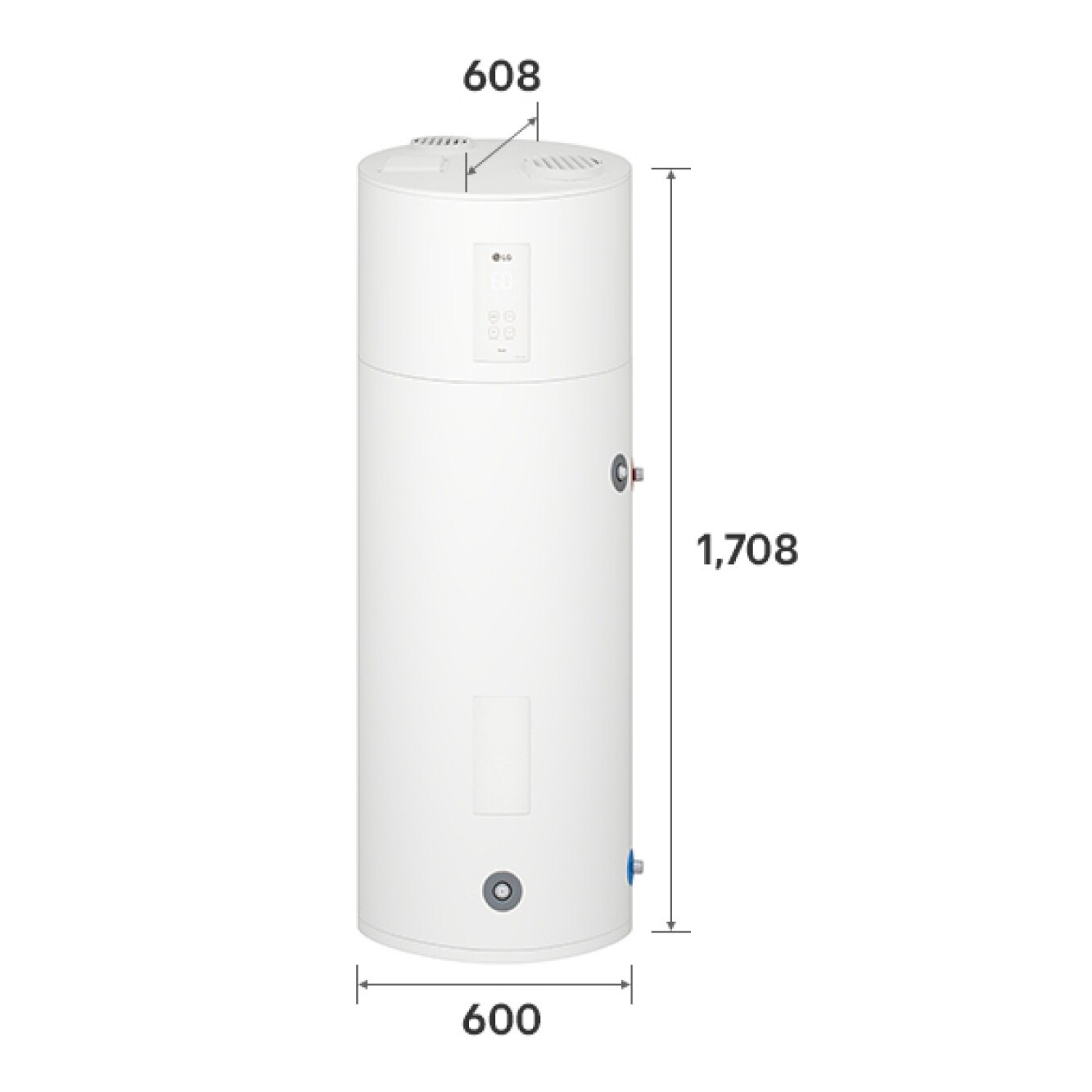 Bomba de Calor LG R290 WH20ESF0.CA AQS Monobloco de 200 Litros 13