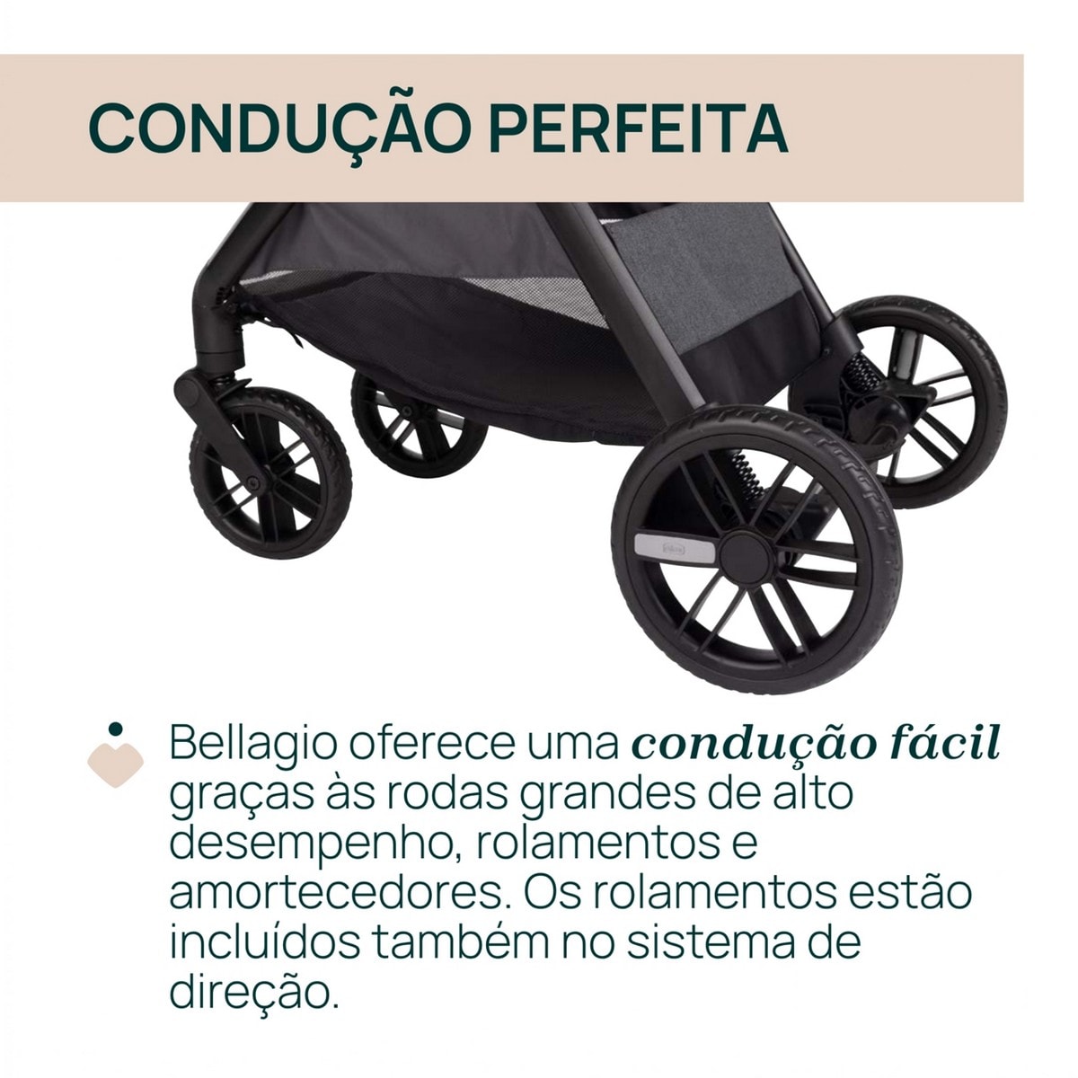 Carrinho de Passeio Bellagio Verde-6