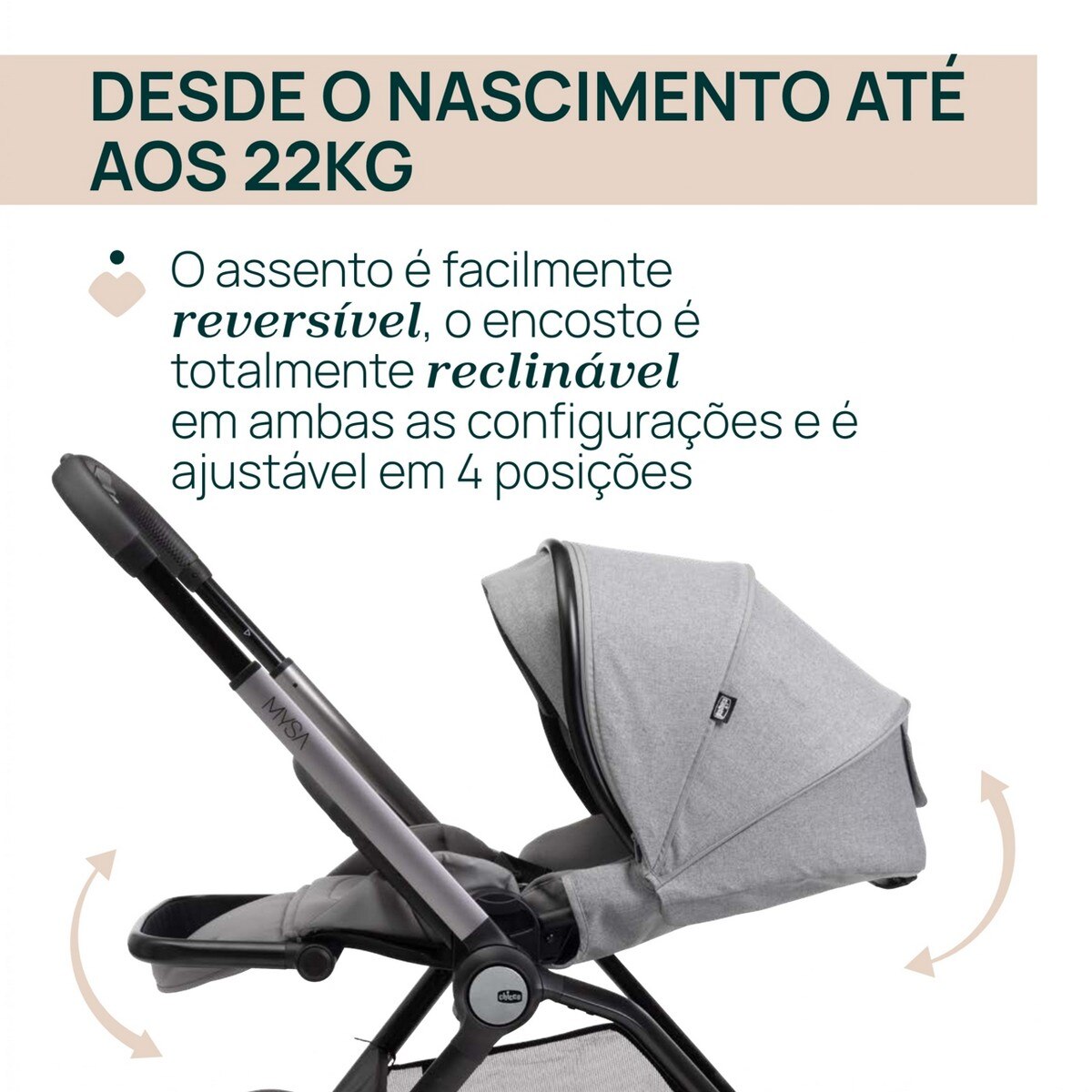 Carrinho Mysa 0+ 3