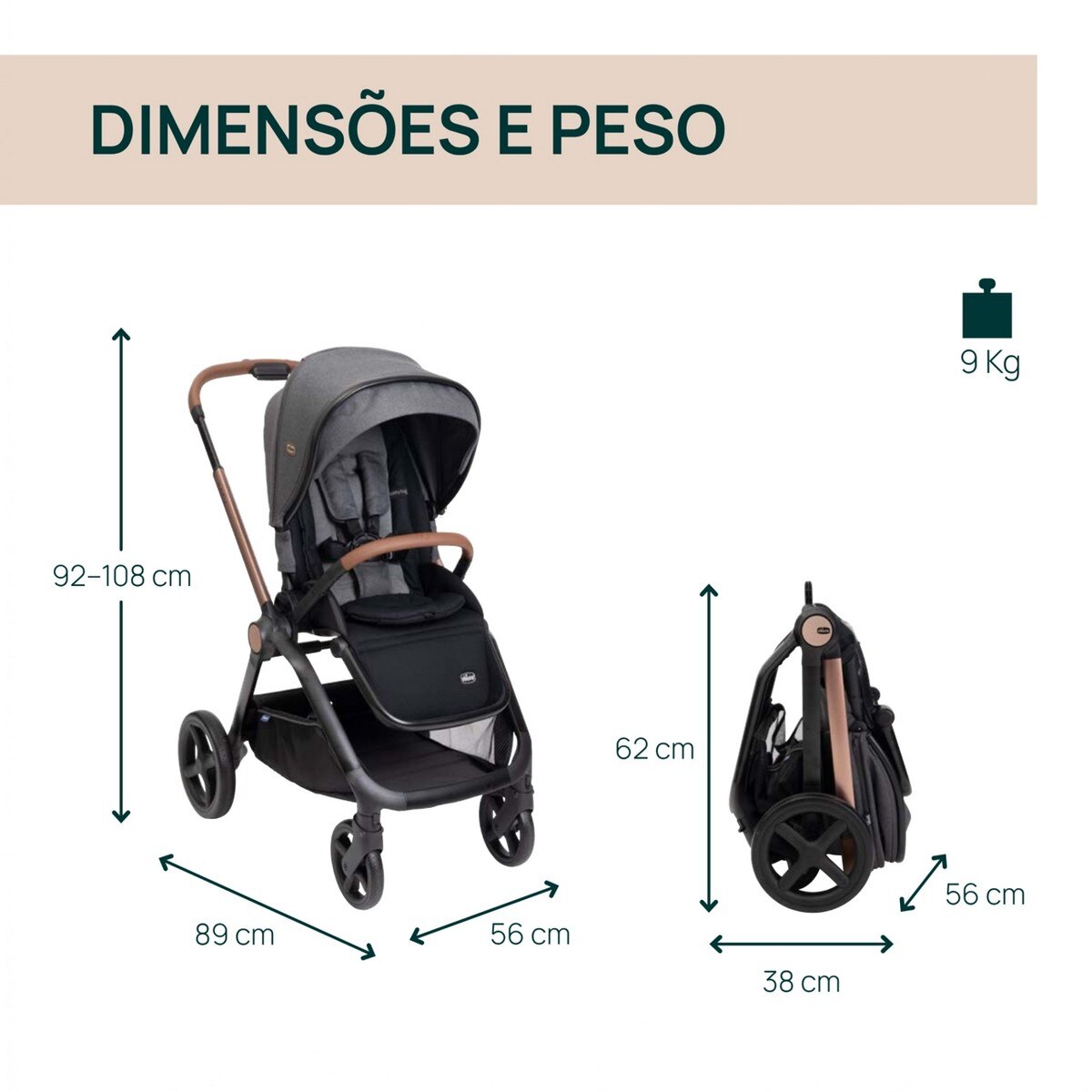Carrinho Mysa 0+ 2