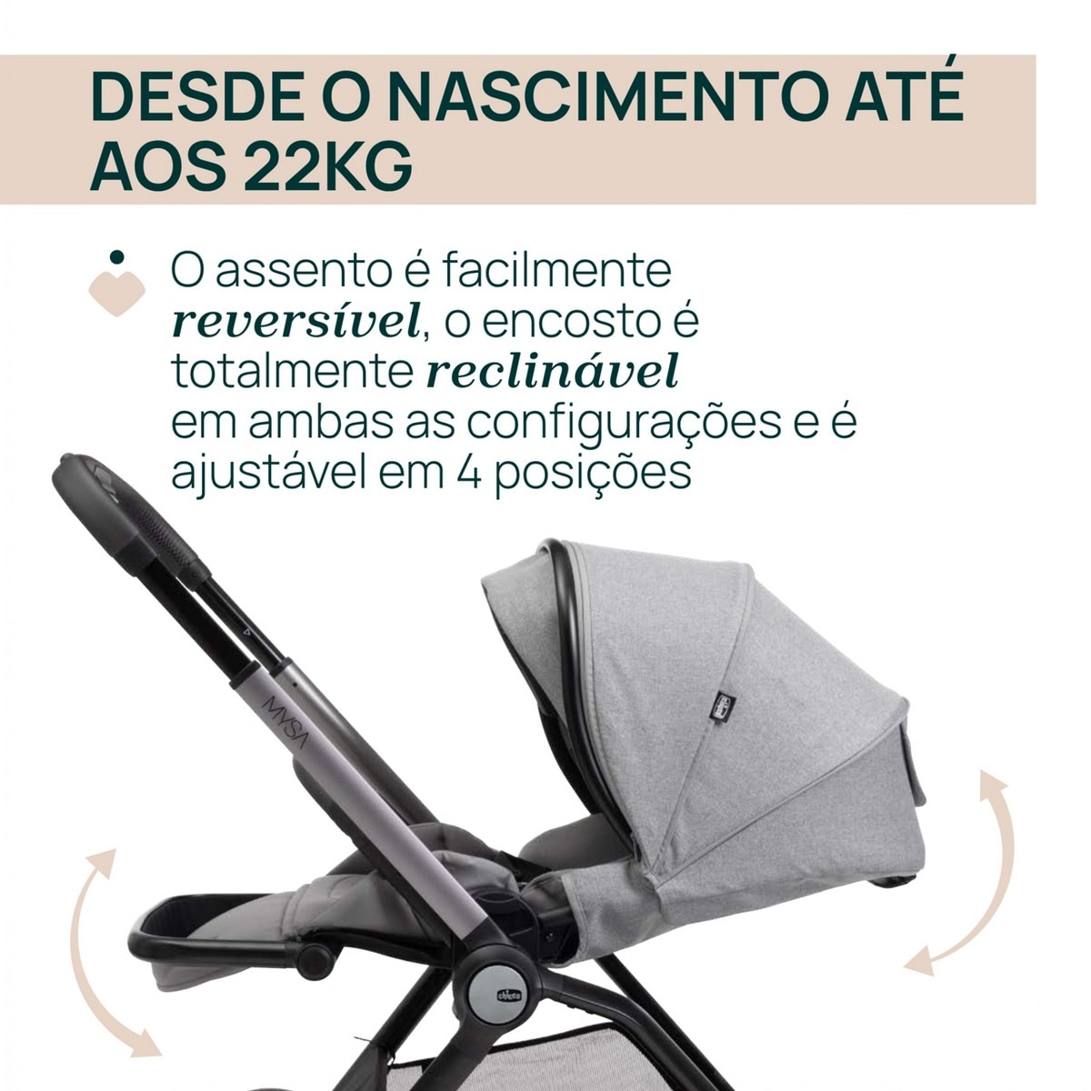 Carrinho Mysa 0+ 3
