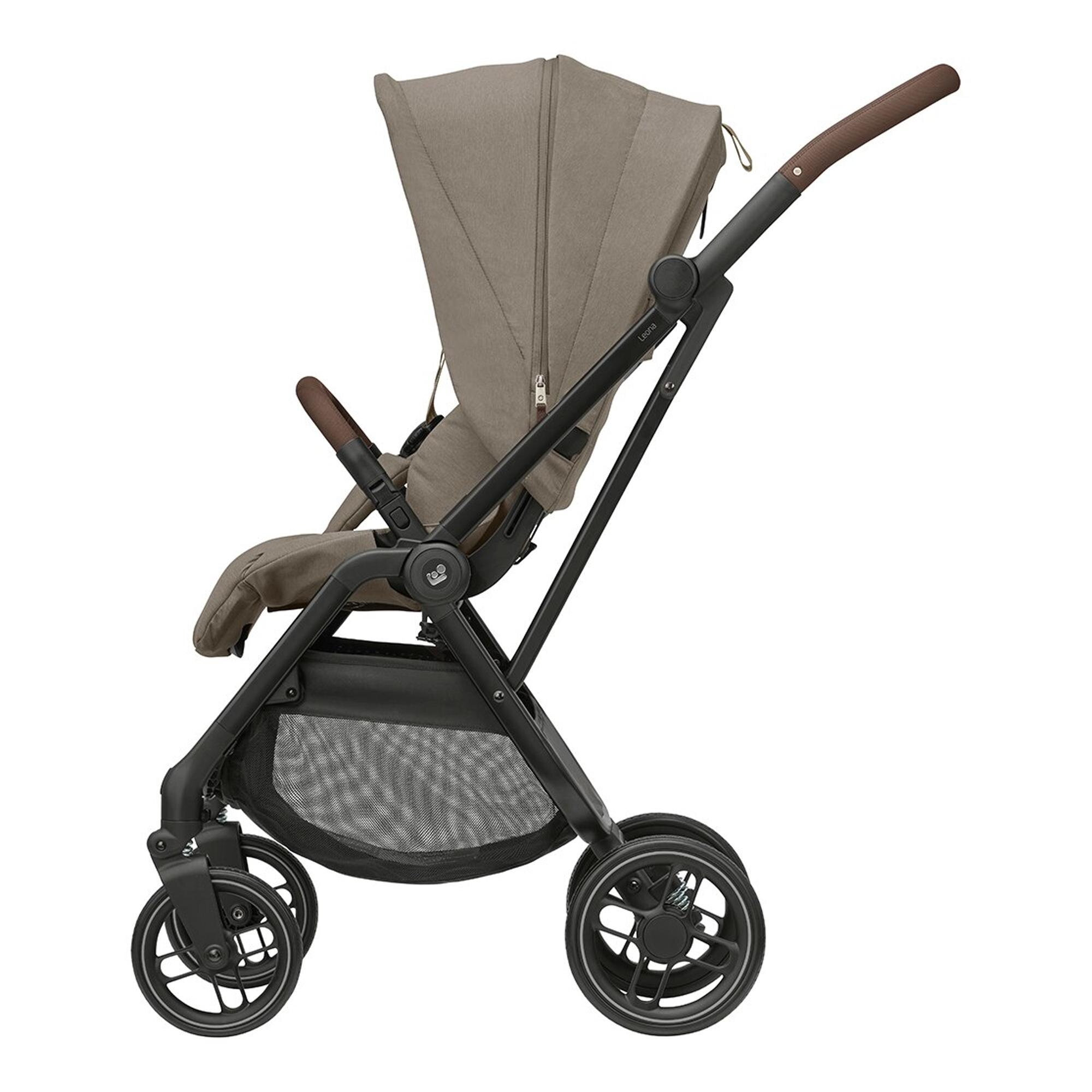 Recondicionado - Grade A - Carrinho de Passeio Ultracompacto Leona2, 0-22 Kg, 0-4 Anos Castanho-6