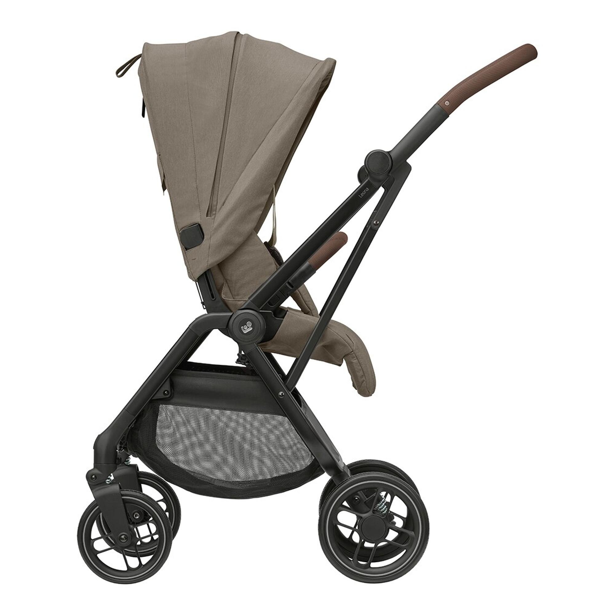 Recondicionado - Grade A - Carrinho de Passeio Ultracompacto Leona2, 0-22 Kg, 0-4 Anos Castanho-9