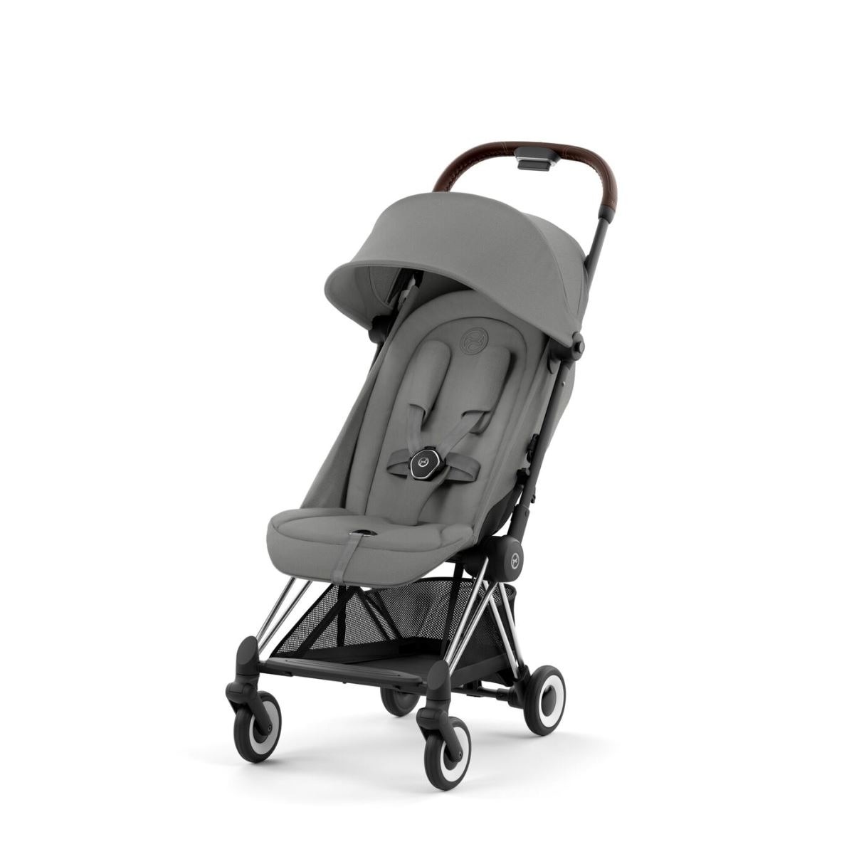 Carrinho de Passeio Coya com Chassis - Cinzento Cinzento-1
