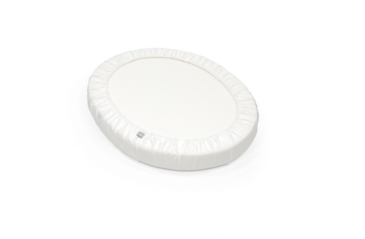 Lençol de Baixo para Mini Berço Sleepi Branco-2