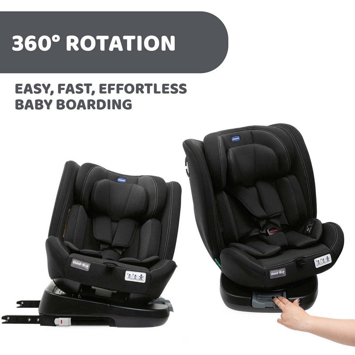Cadeira Auto Evolutiva Unico Evo i-Size - 40-150 cm Preto-4