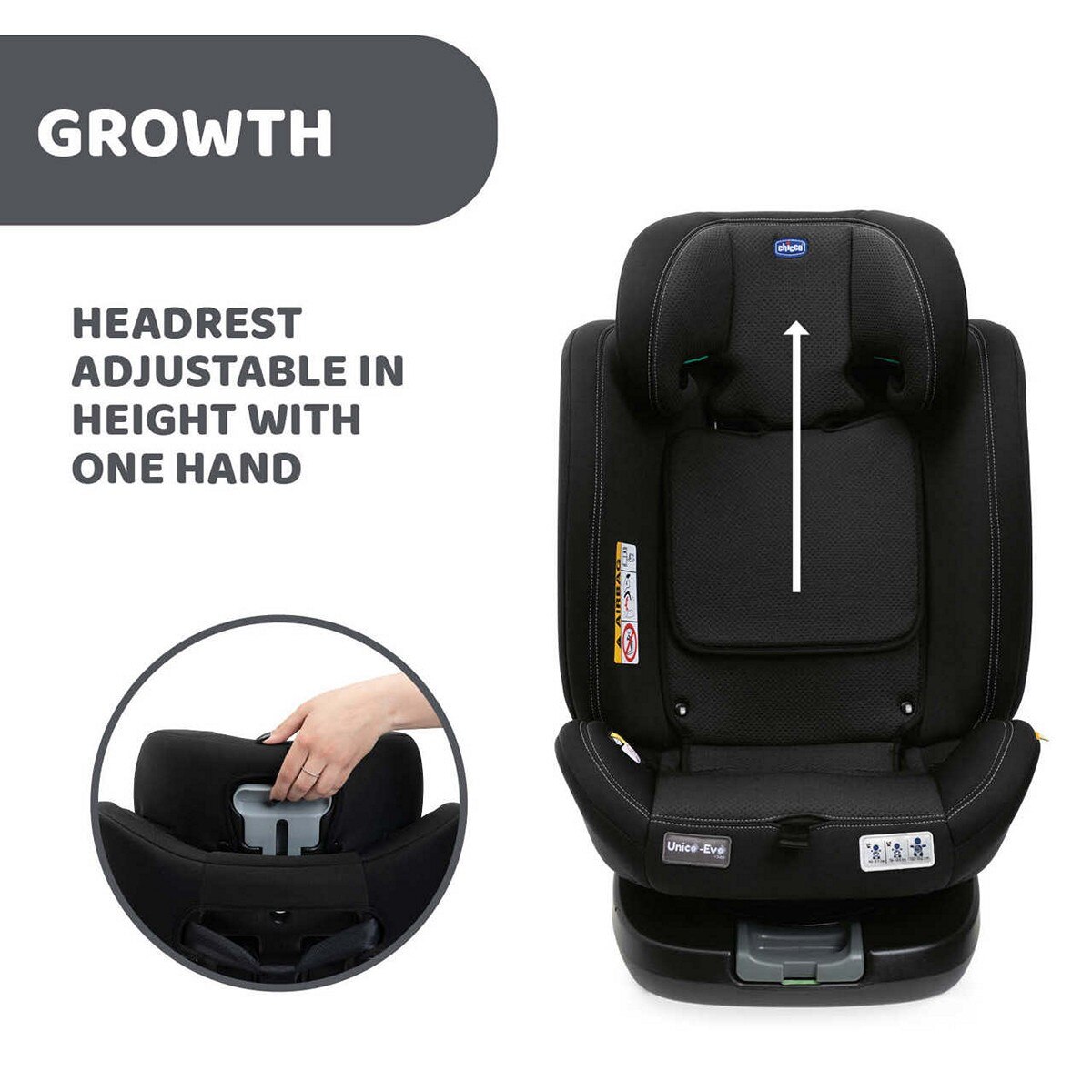 Cadeira Auto Evolutiva Unico Evo i-Size - 40-150 cm Preto-7