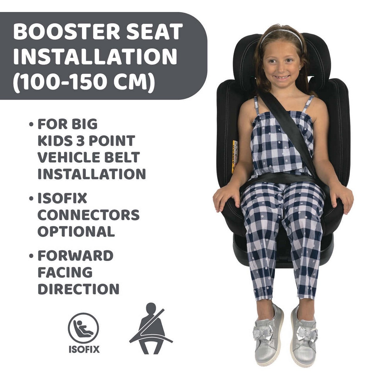 Cadeira Auto Evolutiva Unico Evo i-Size - 40-150 cm Preto-11