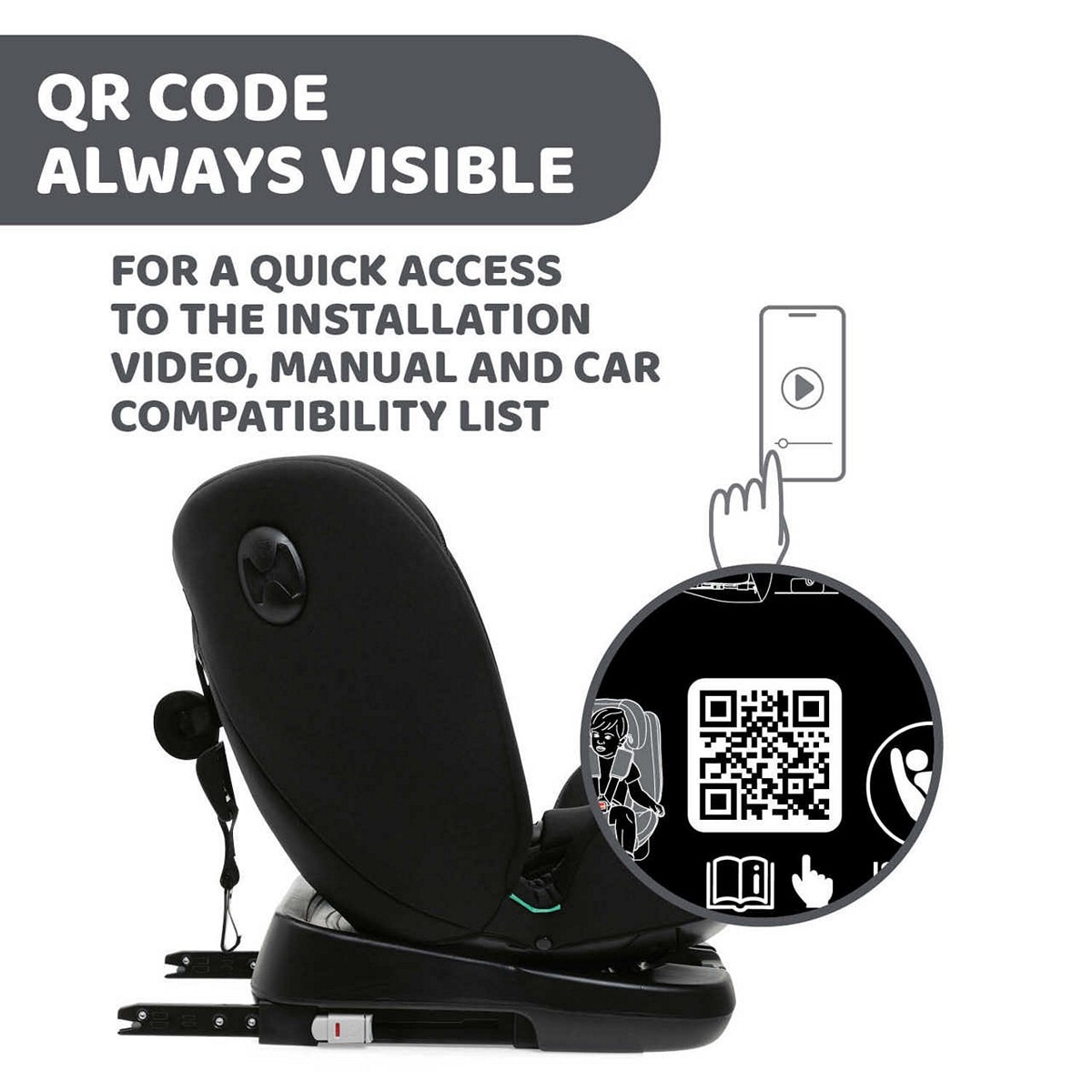 Cadeira Auto Evolutiva Unico Evo i-Size - 40-150 cm Preto-13