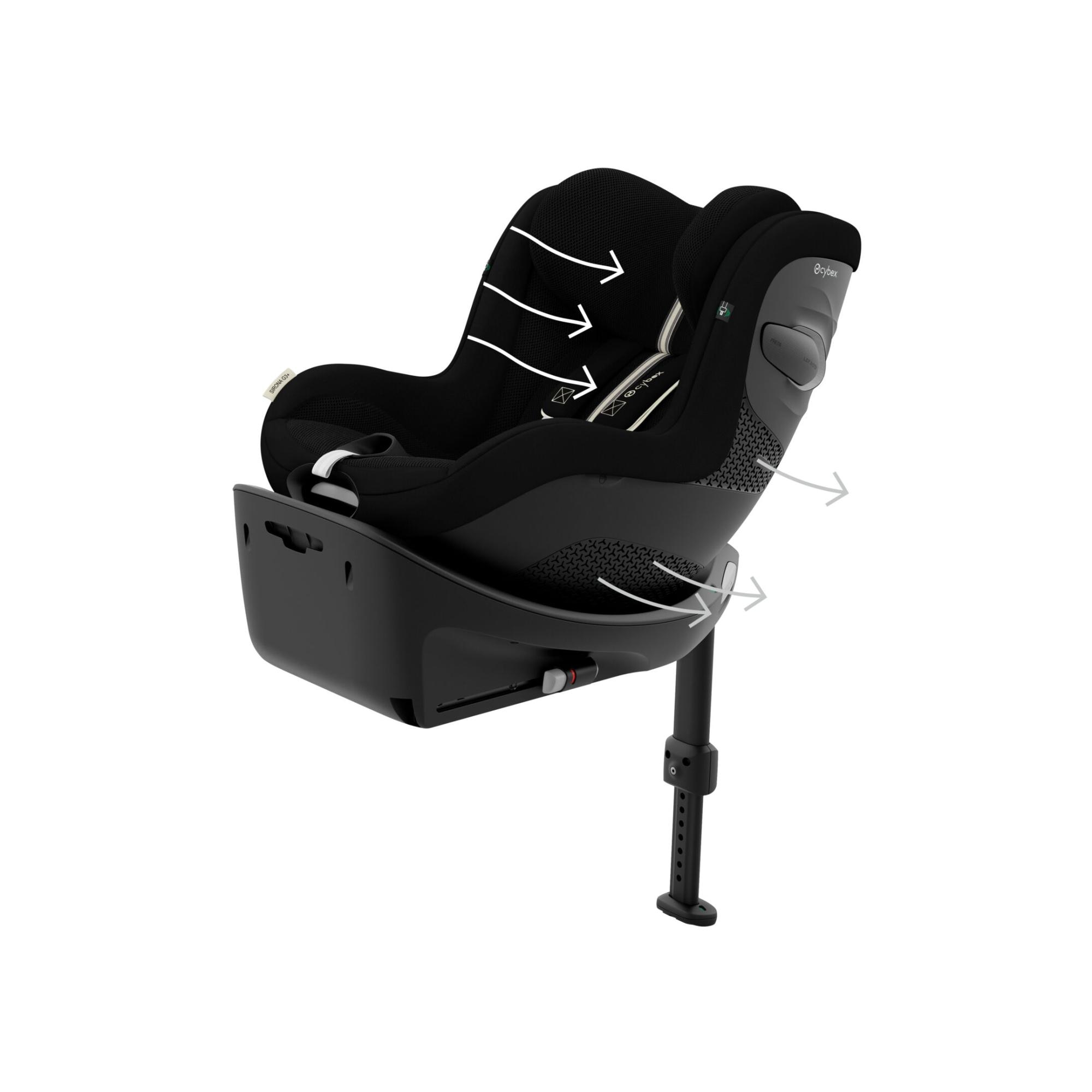 Cadeira Auto CYBEX Sirona G3 Plus (40 - 105 cm) Preto-8