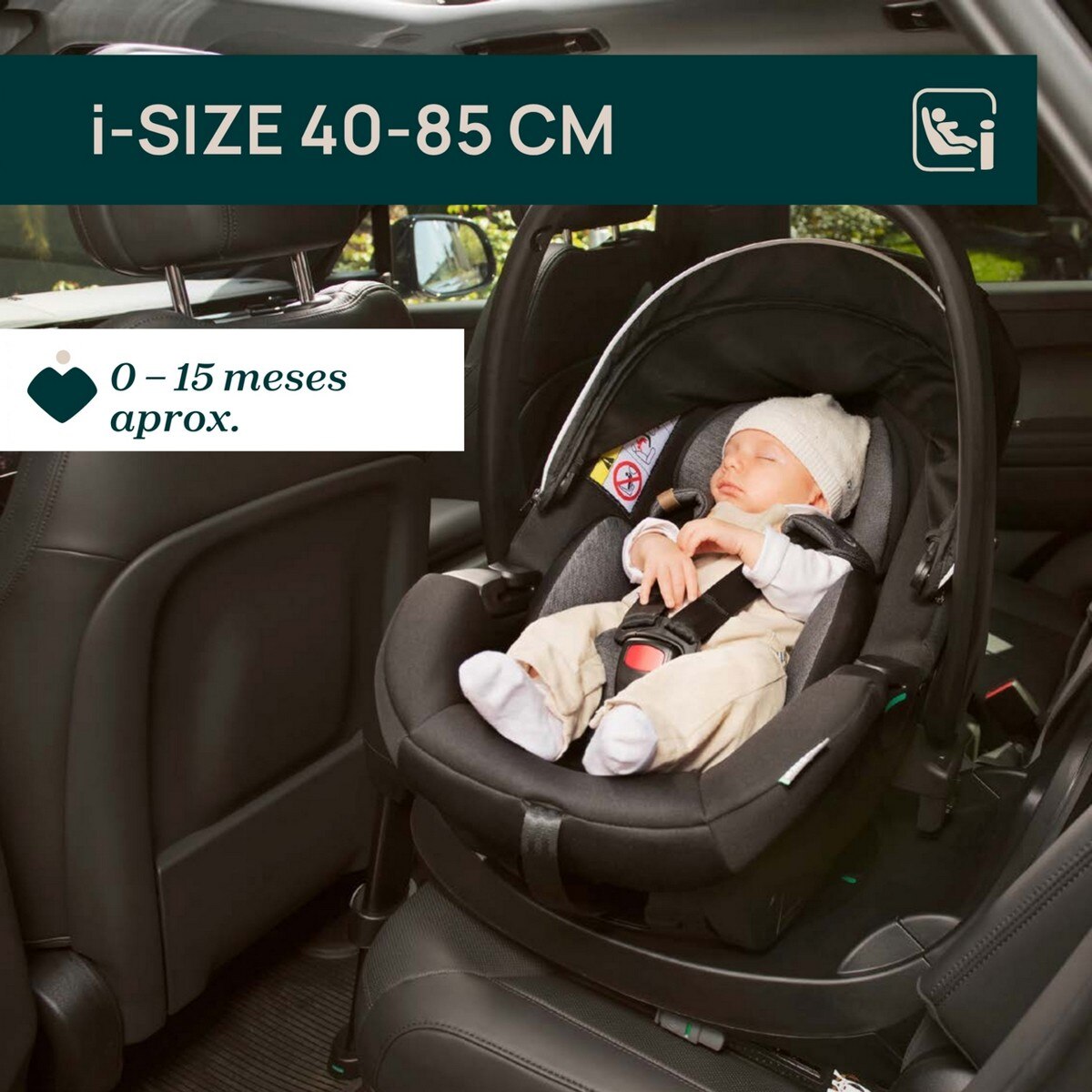 Cadeira auto Kory Plus i-Size (40-85 cm) 0+ 2