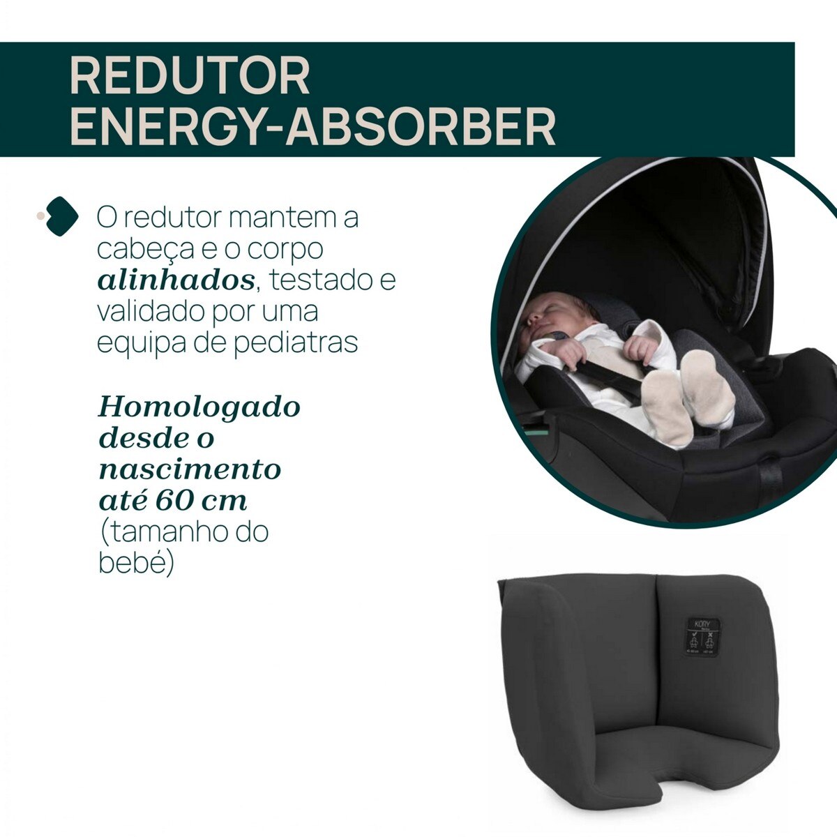 Cadeira auto Kory Plus i-Size (40-85 cm) 0+ 5