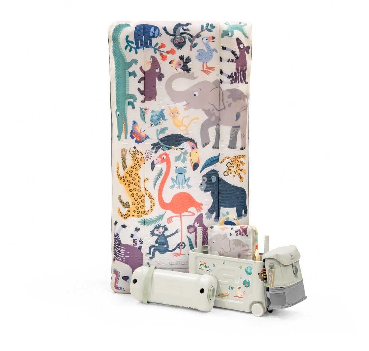 Cama Inflável Infantil Cloudsleeper Jetkids - Branco Multicolor-2