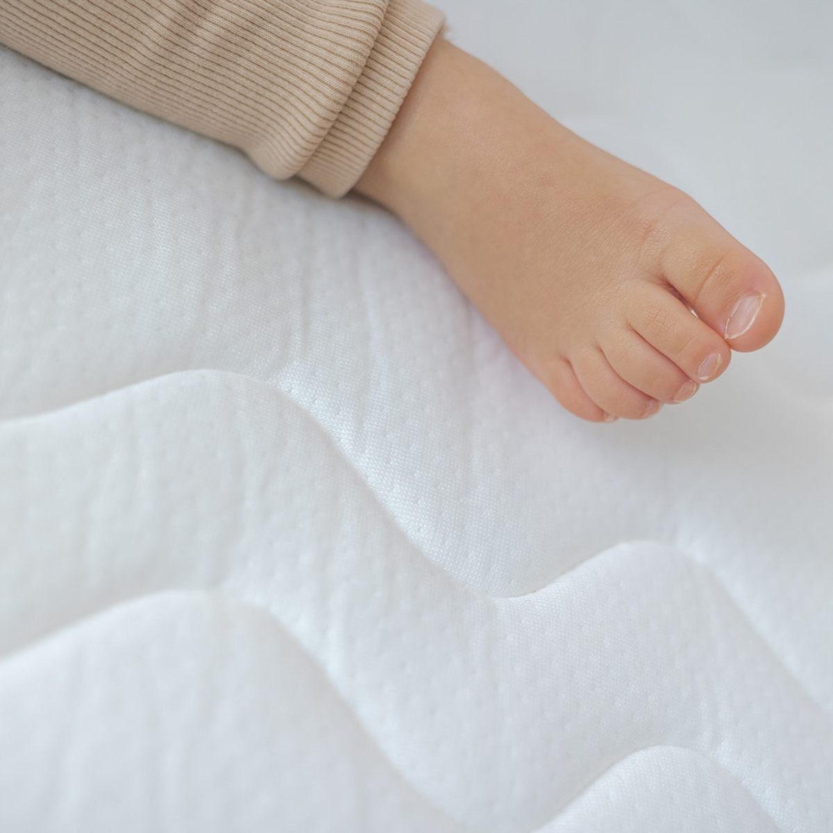 Colchão Berço Lupi Visco Cool (Disponível em Várias Medidas) Branco / Cinzento-5