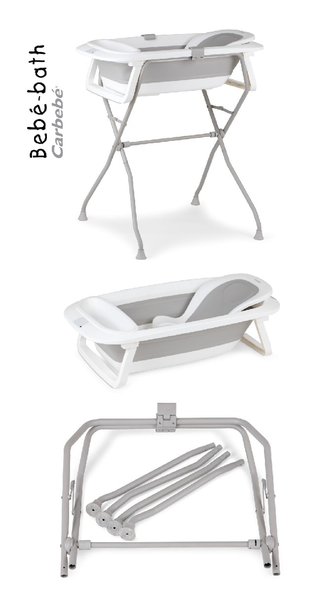 Banheira Compacta BEBE BATH Branco / Cinzento-10