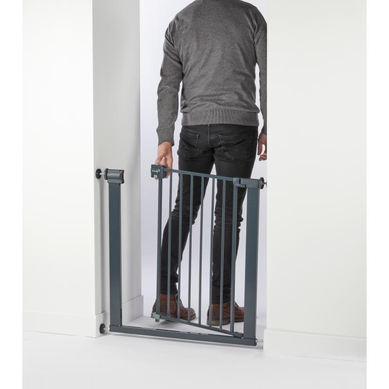 Barreira Segurança 73-80cm - Easy Close Metal Preto 3