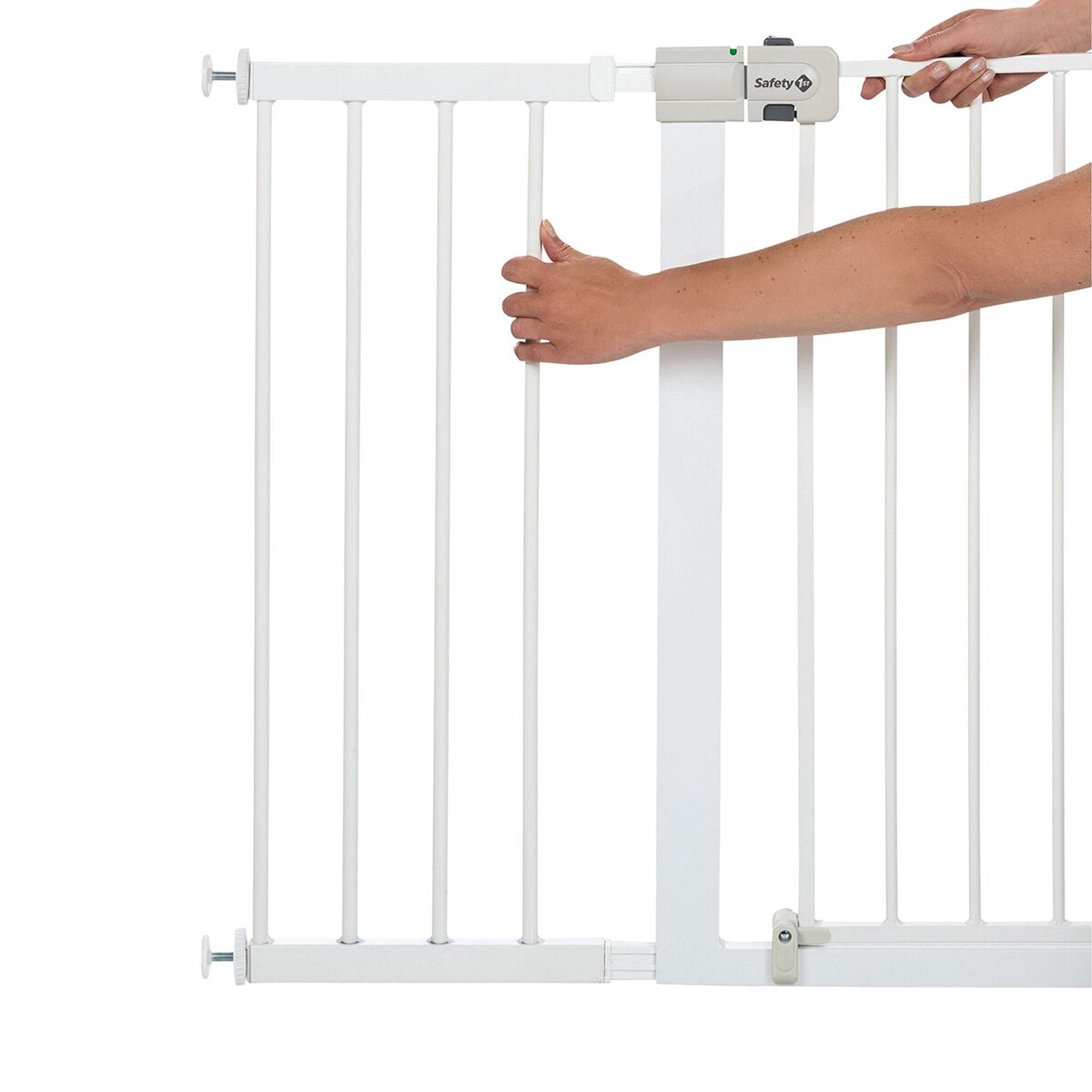 Recondicionado - Grade A - Extensão para Barreira de Porta Safety First Easy Close Metal - 28 cm Branco-2