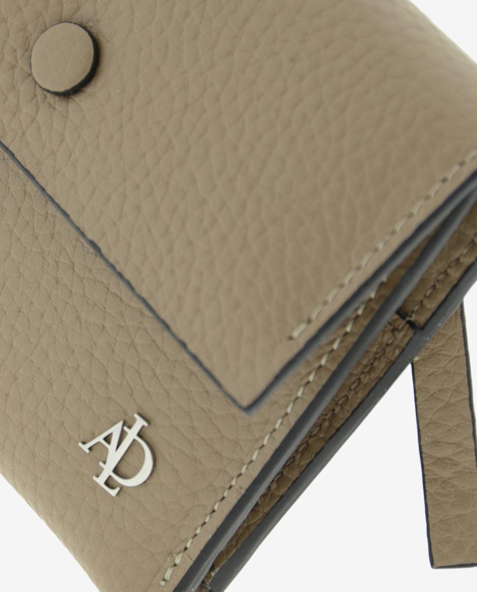 Carteira RFID 4255 em Pele Taupe-6