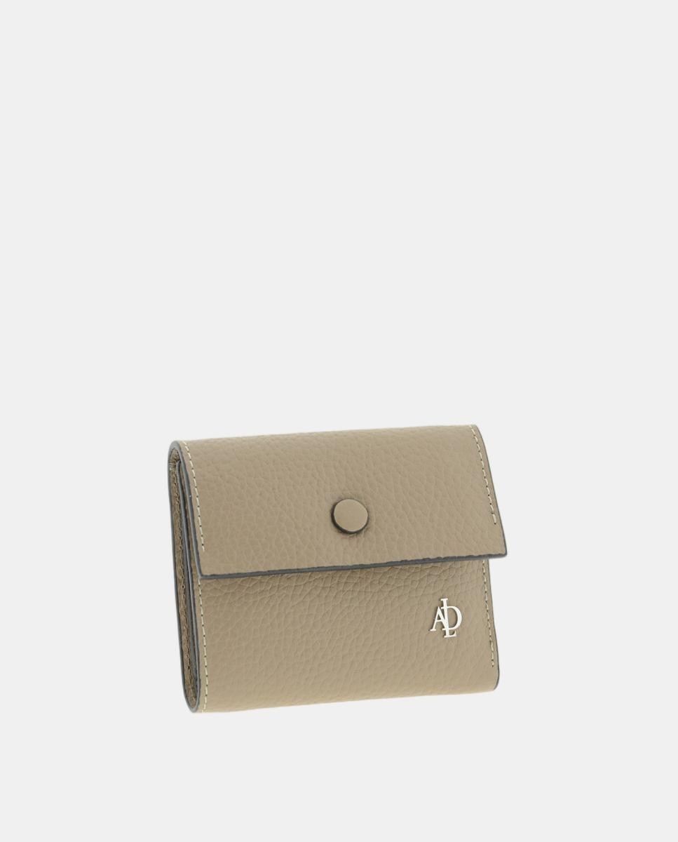 Carteira RFID 4256 Compacta em Pele Taupe-3