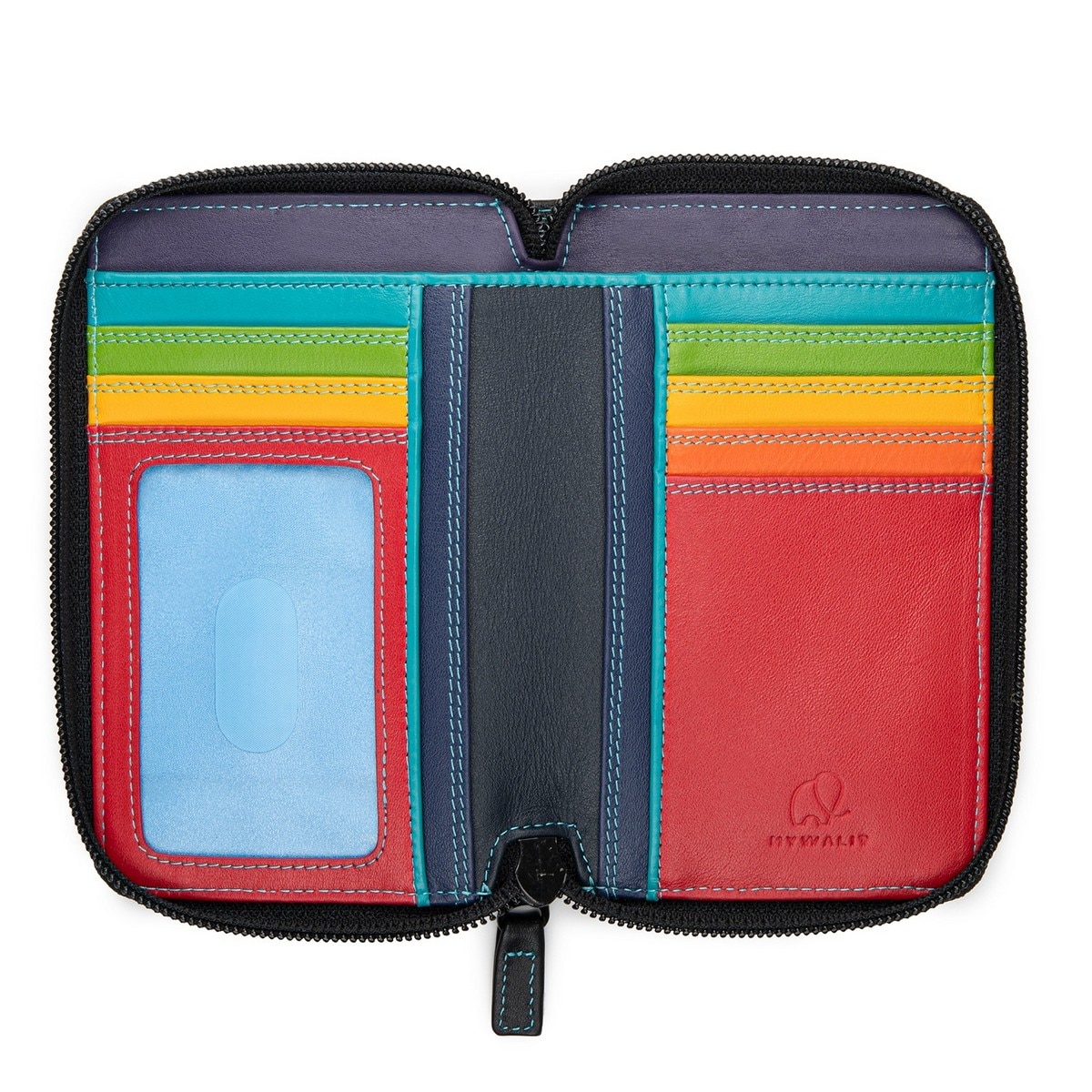Carteira em Pele - Black/Pace 2